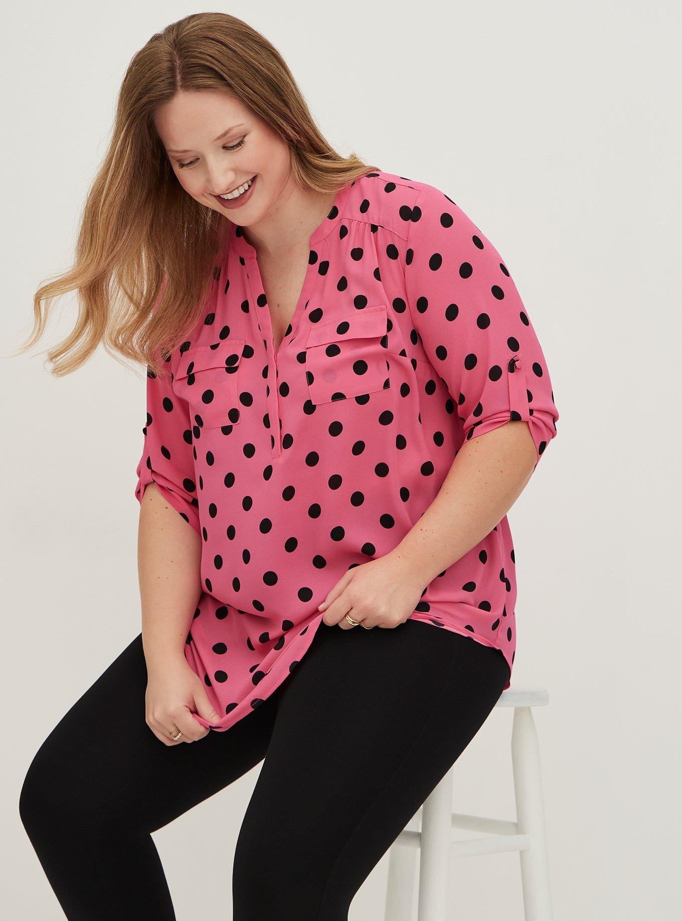 Torrid polka store dot top