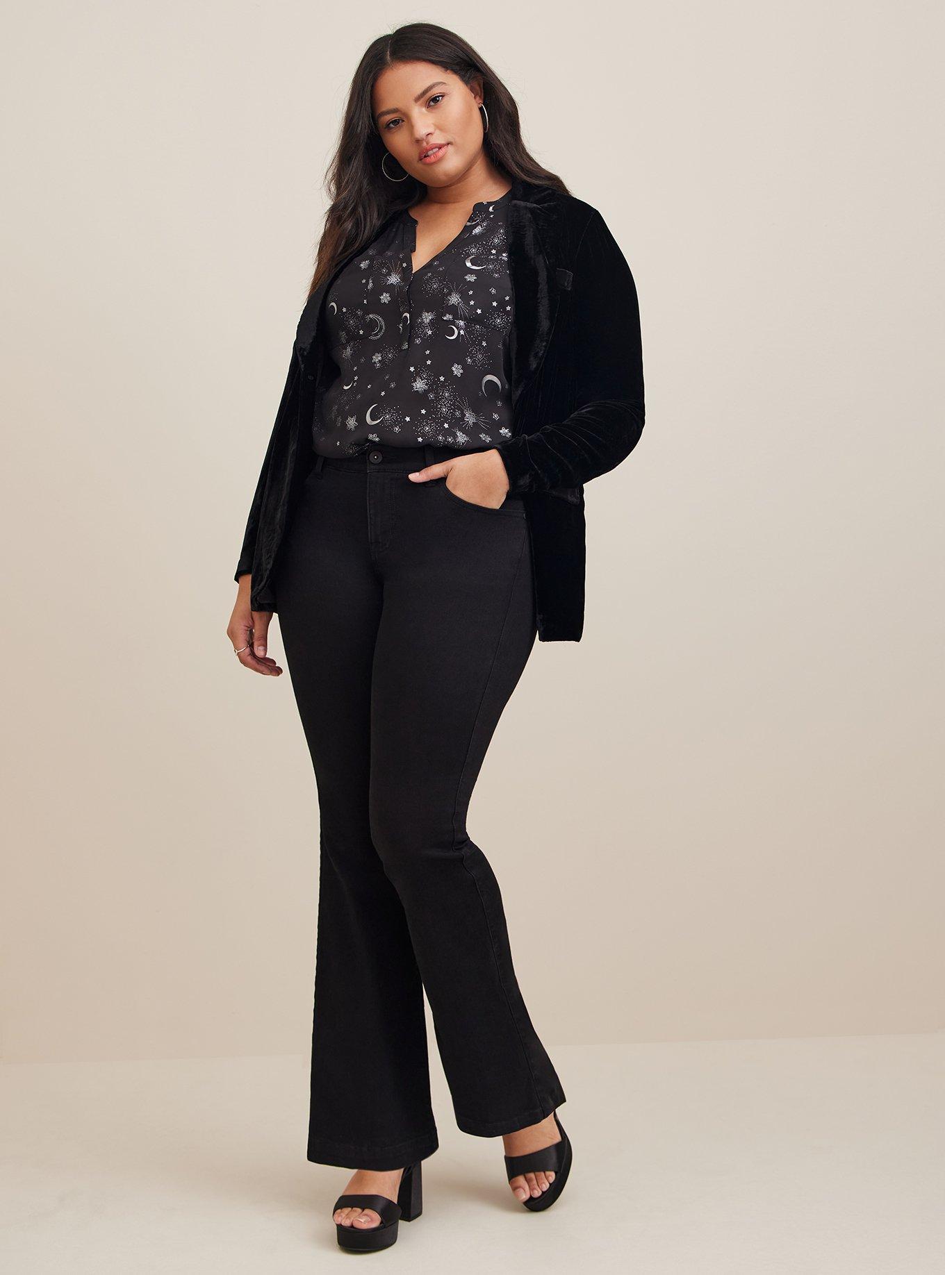 Plus Size - Harper Georgette Pullover 3/4 Sleeve Tunic Blouse - Torrid