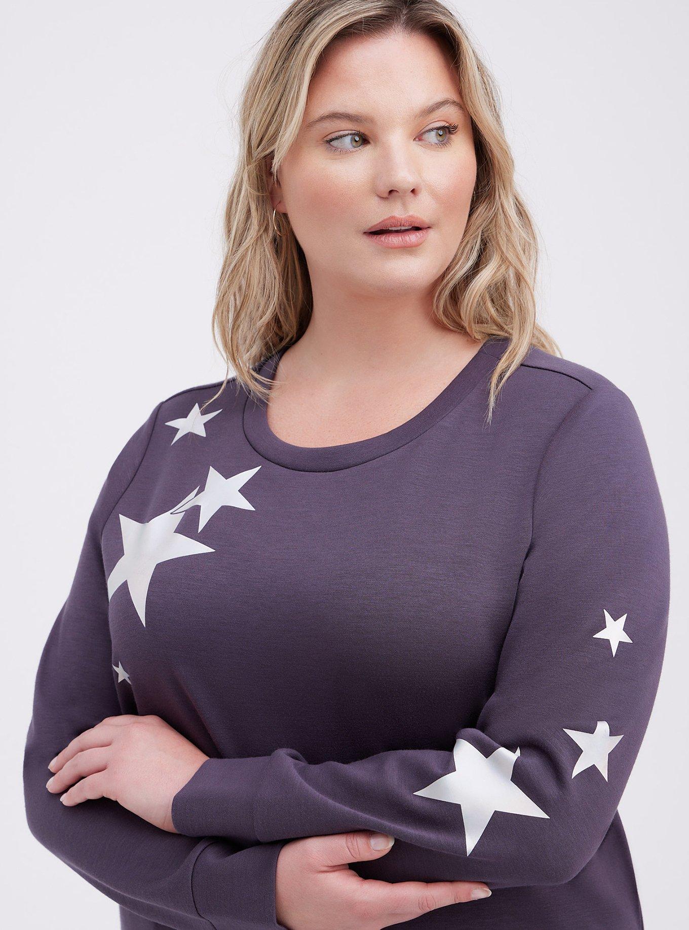 Cupro Long Sleeve Active Sweatshirt, NINE IRON, alternate