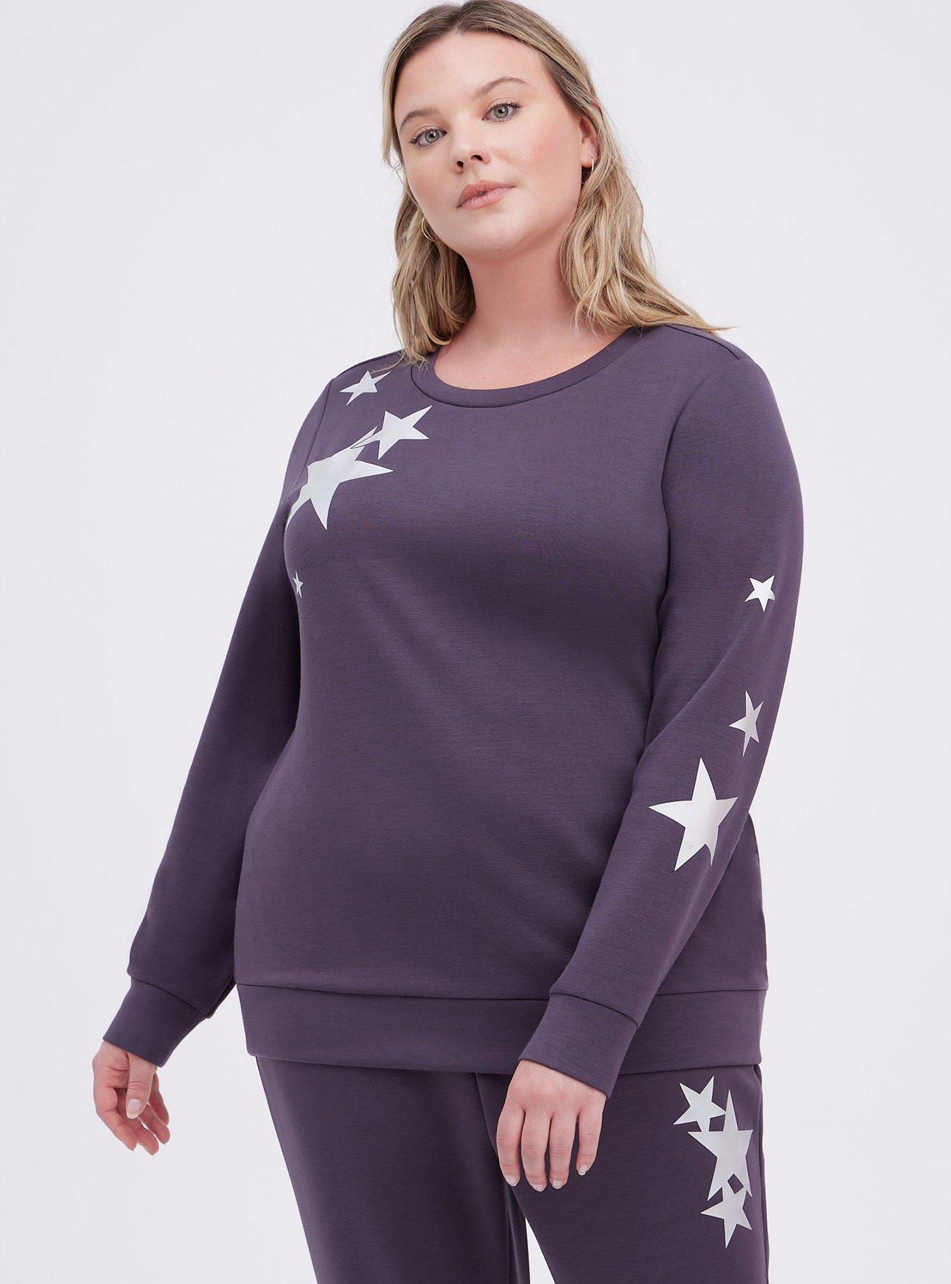 Cupro Long Sleeve Active Sweatshirt, NINE IRON, hi-res
