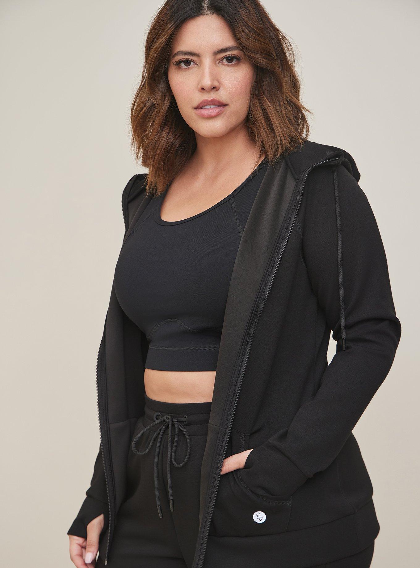Plus Size Cupro Active Zip Jacket Torrid