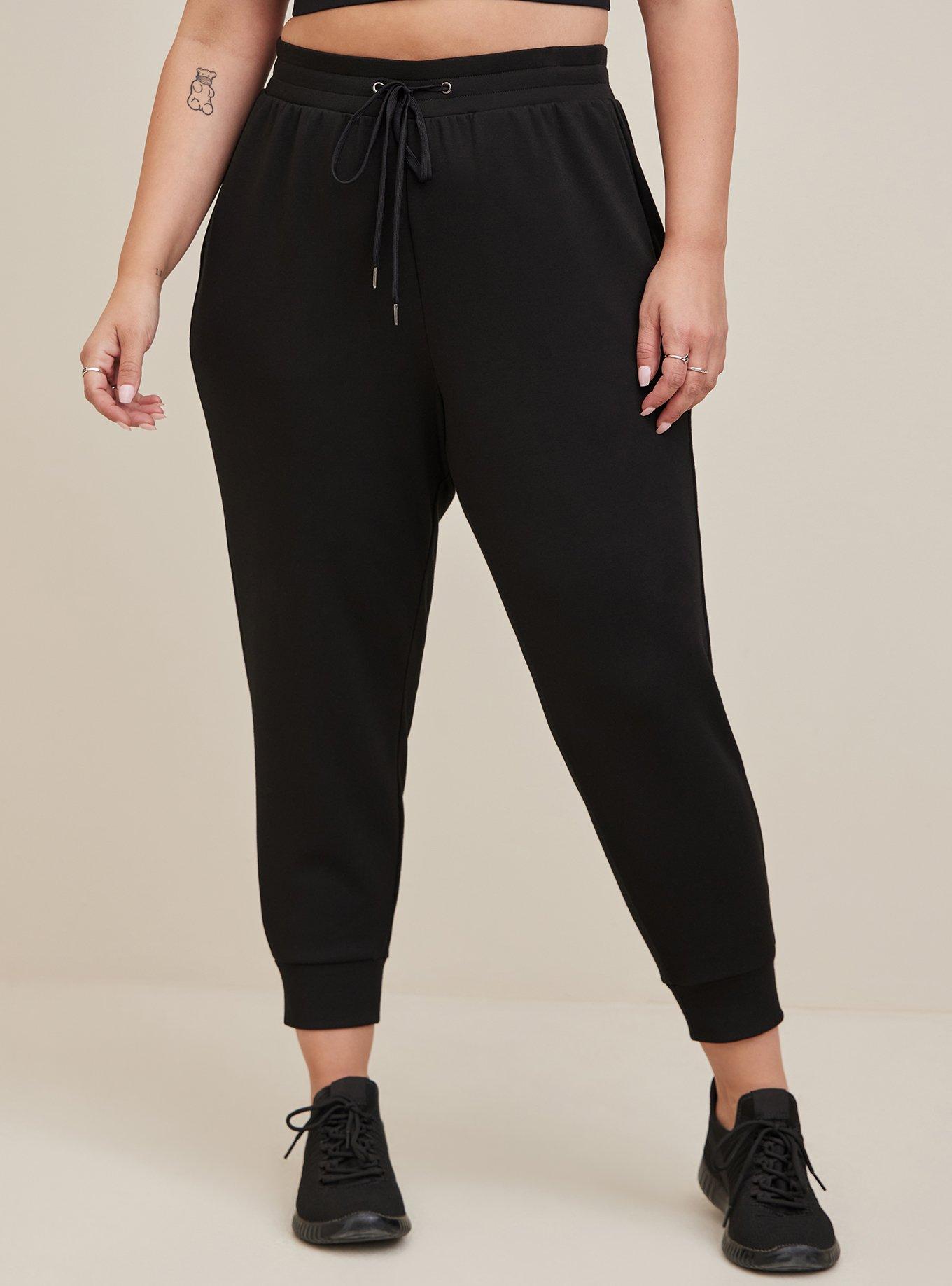 Leggings Depot Full Size Wide Waistband Cropped Joggers