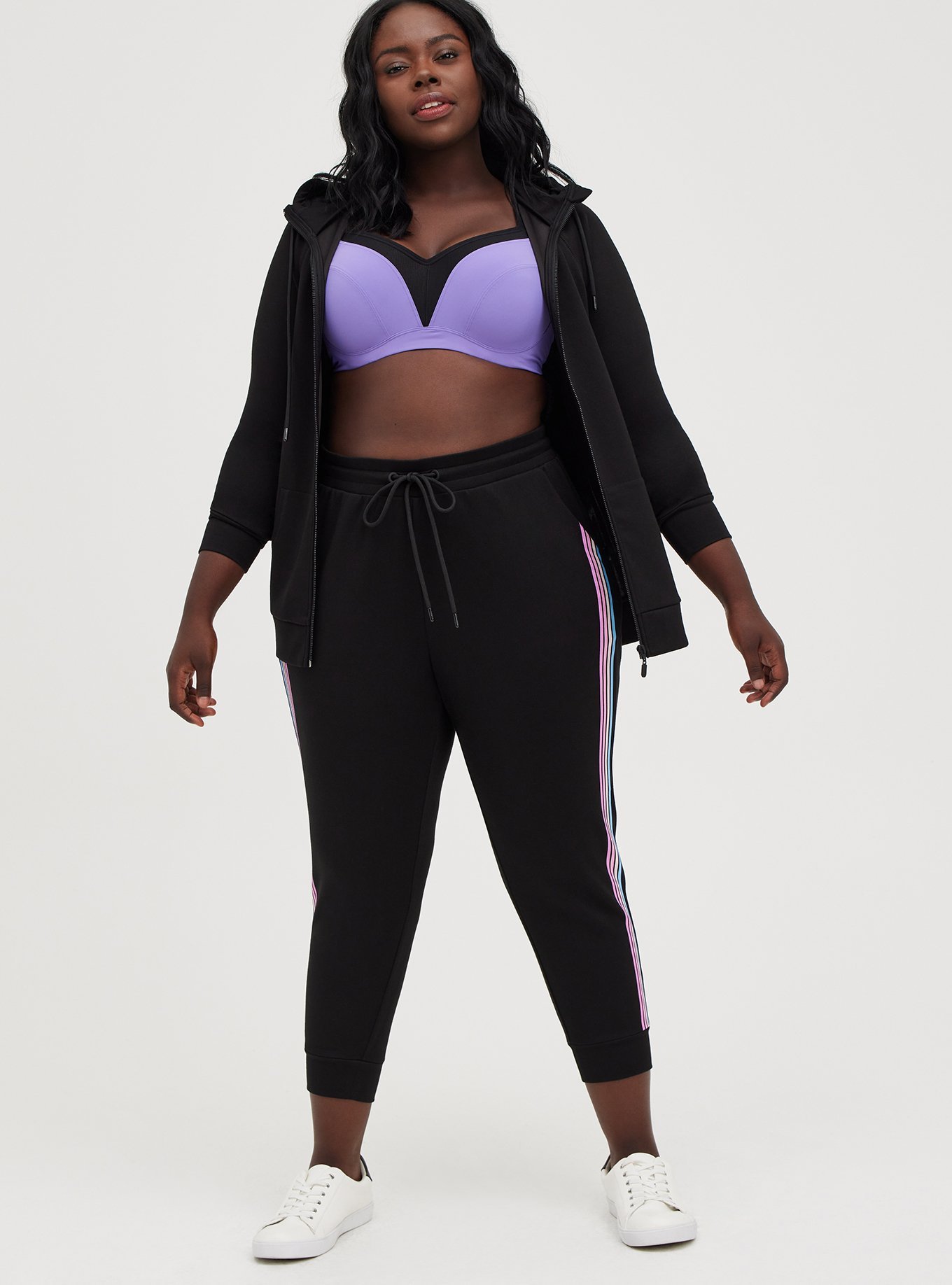 Plus Size - Cupro Crop Active Jogger - Torrid