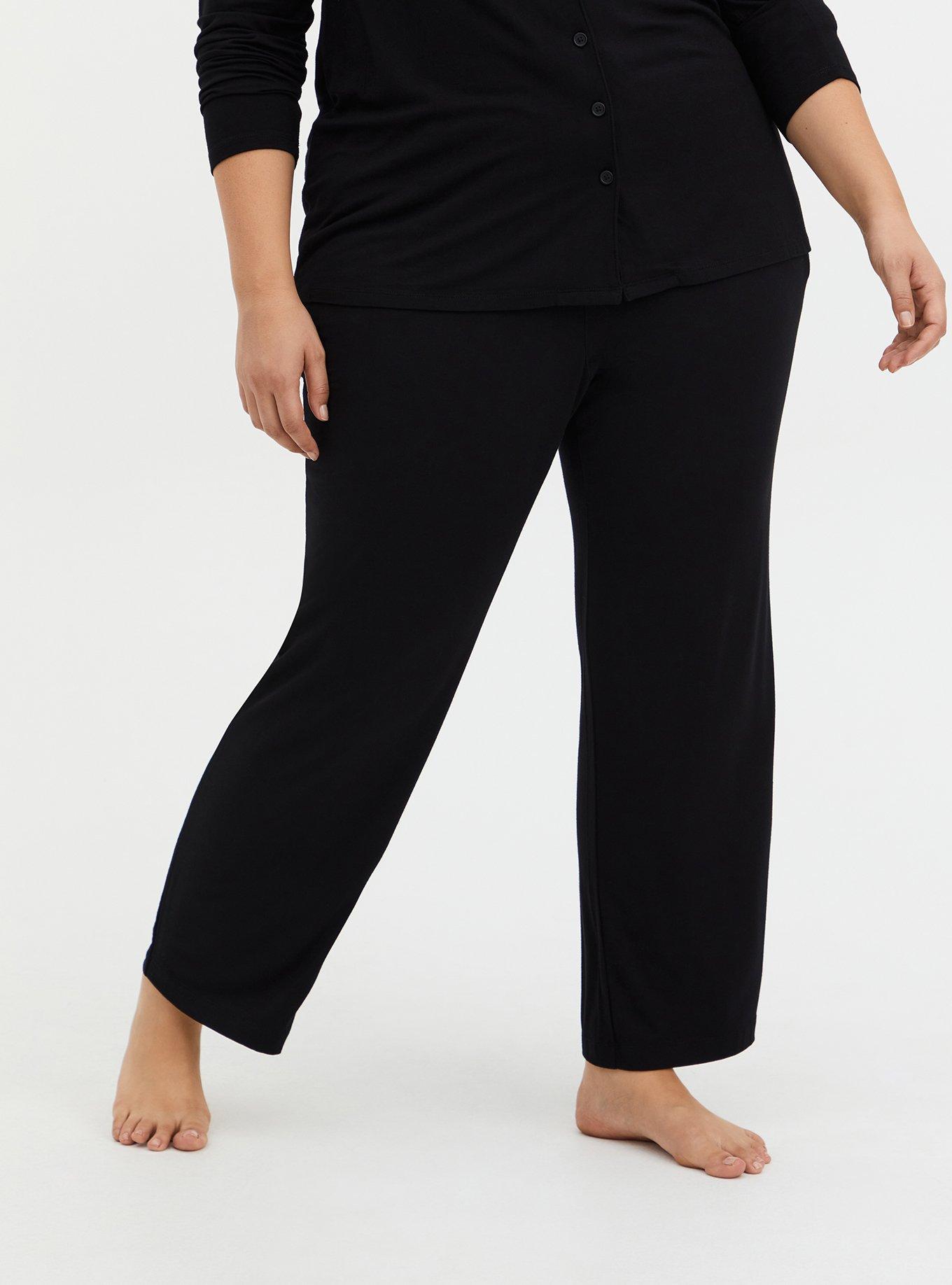 Plus Size - Super Soft Full Length Straight Leg Sleep Pant - Torrid