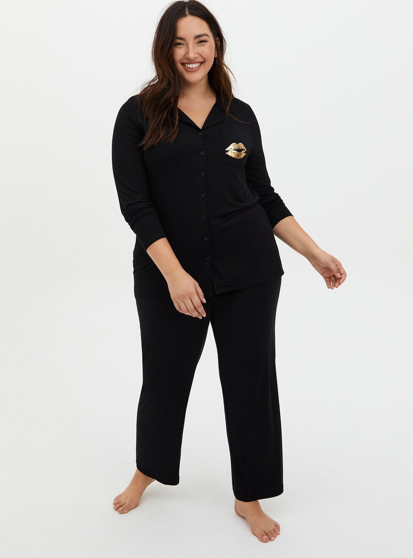 Plus Size Super Soft Full Length Straight Leg Sleep Pant Torrid