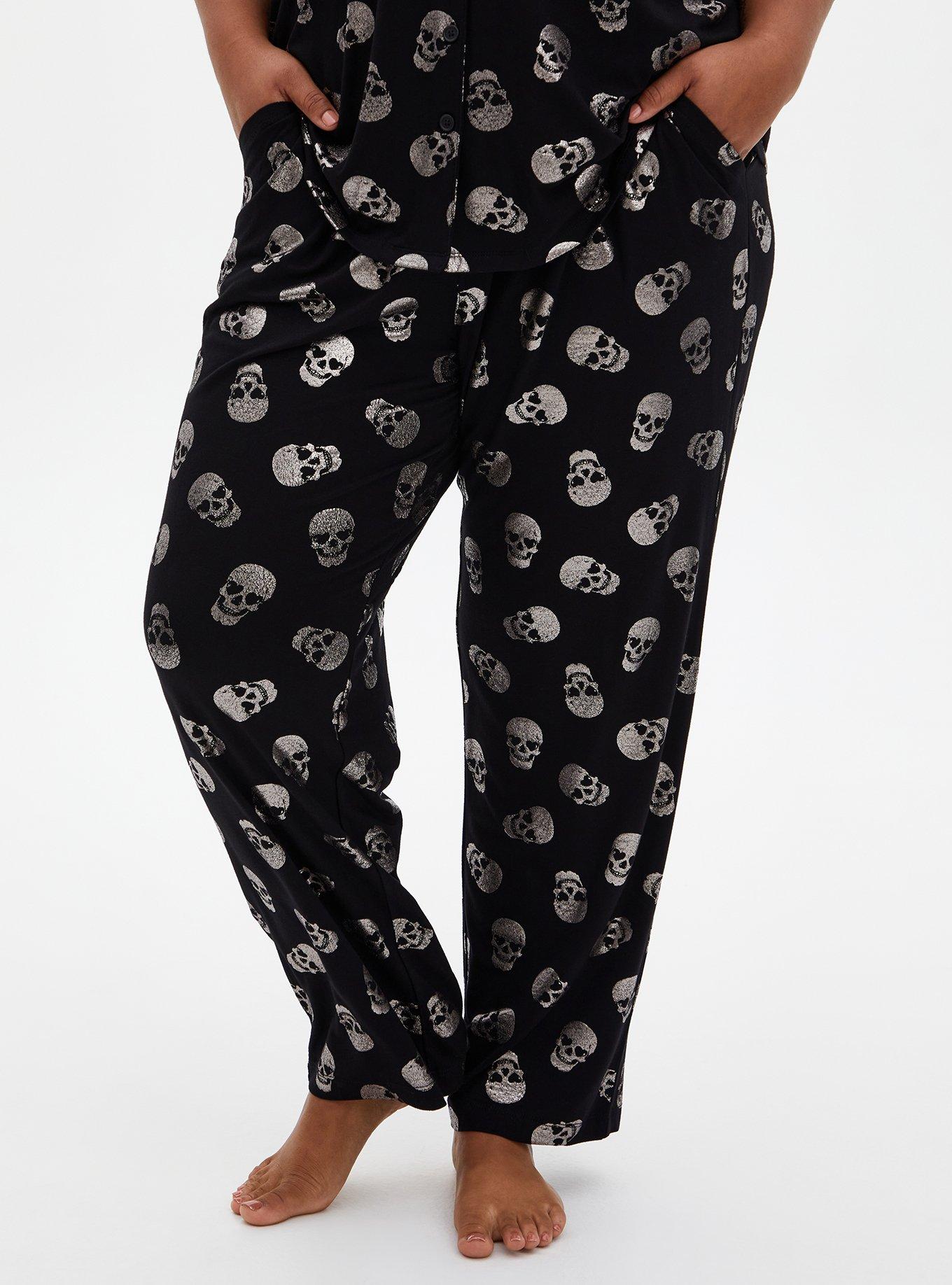 Plus size skull pajamas sale