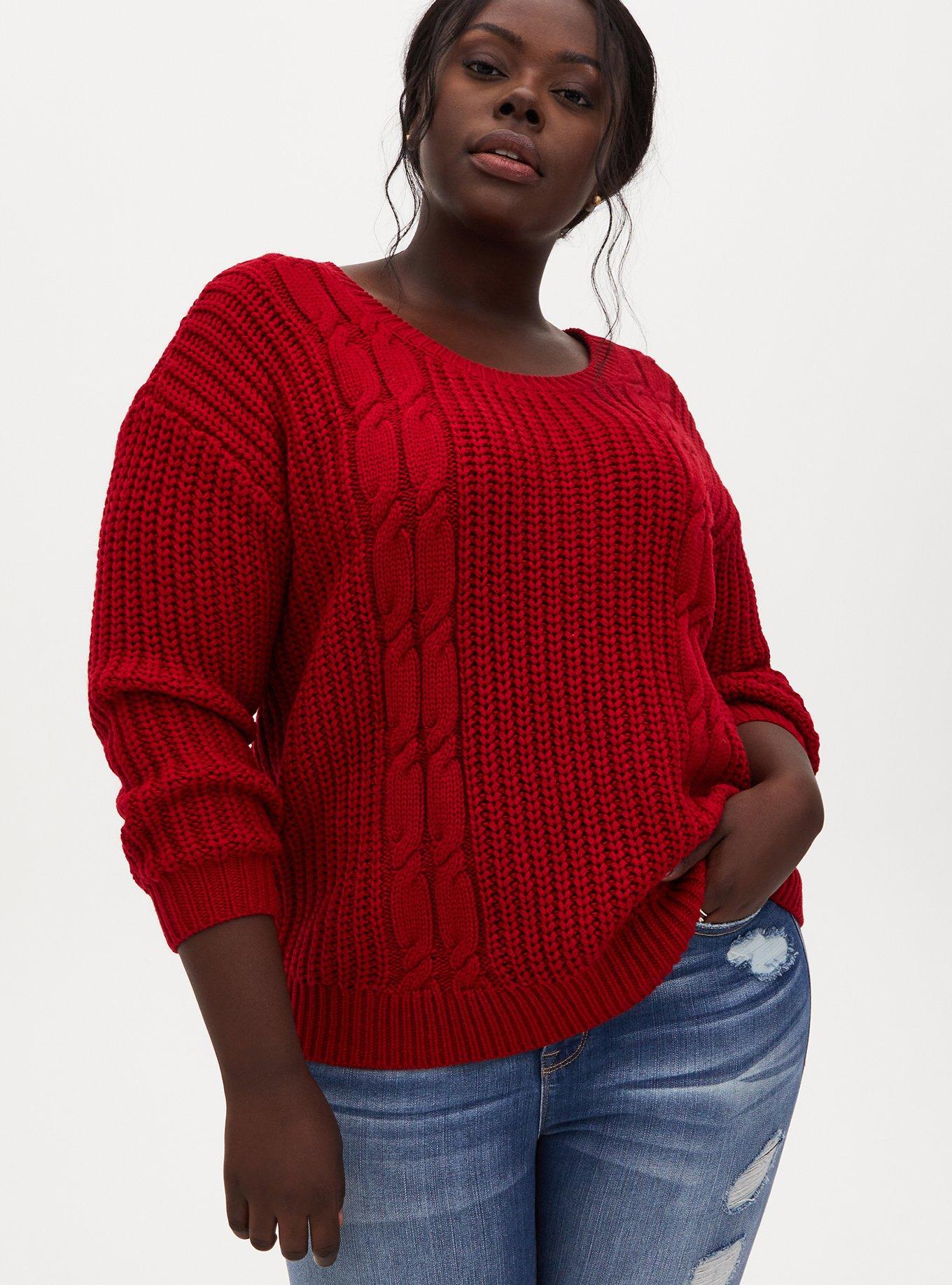 Plus size hotsell drop shoulder sweater