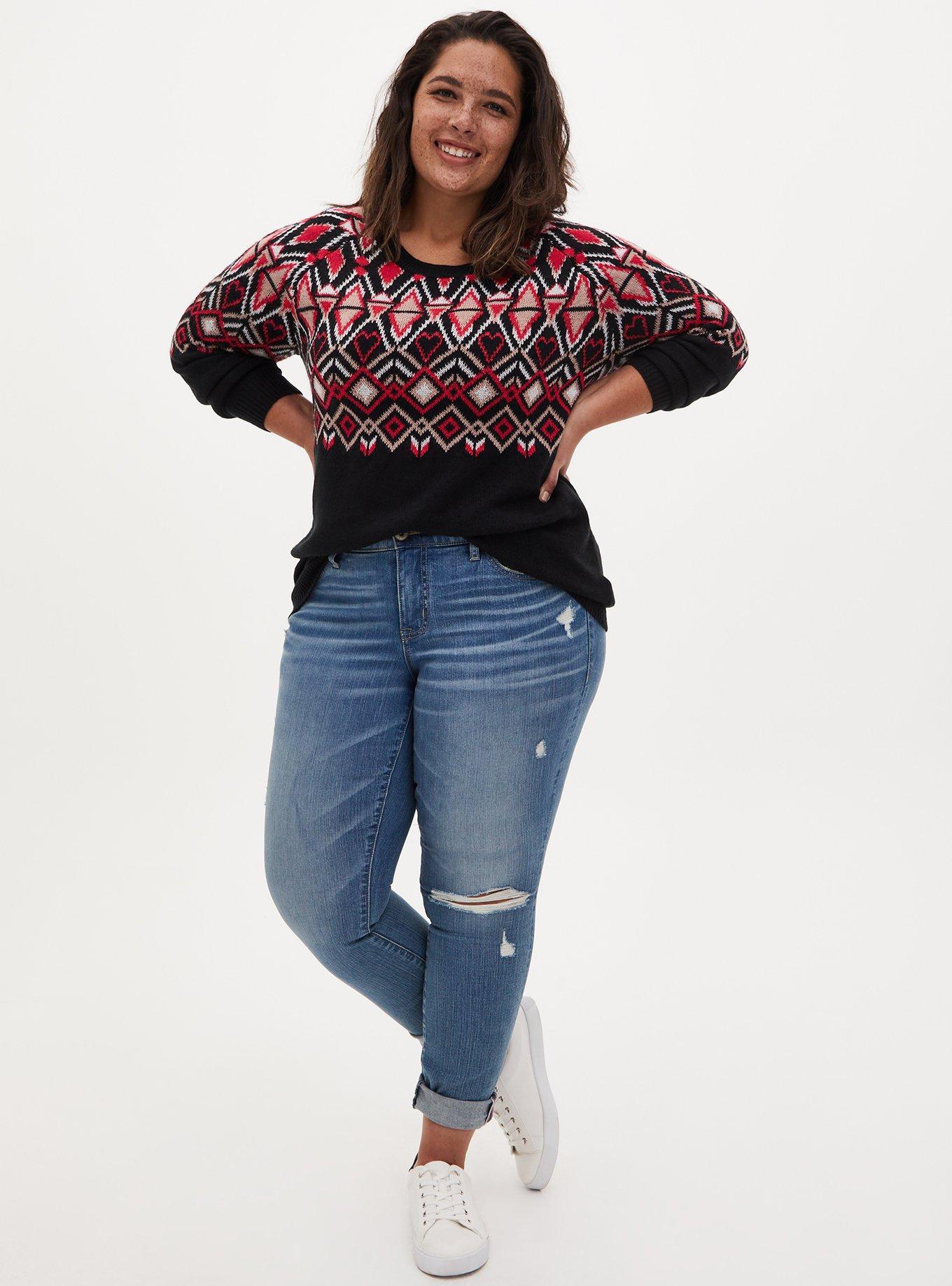 Pullover Crew Neck Sweater, , alternate