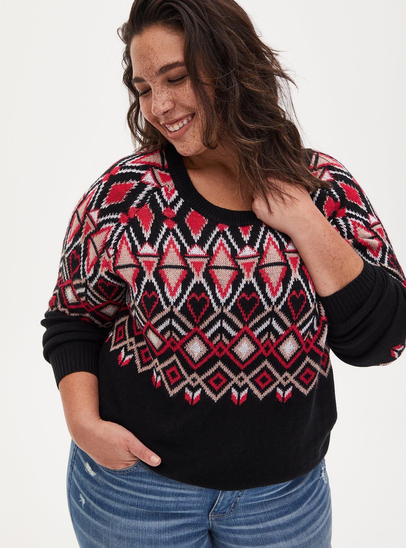 Pullover Crew Neck Sweater, , hi-res