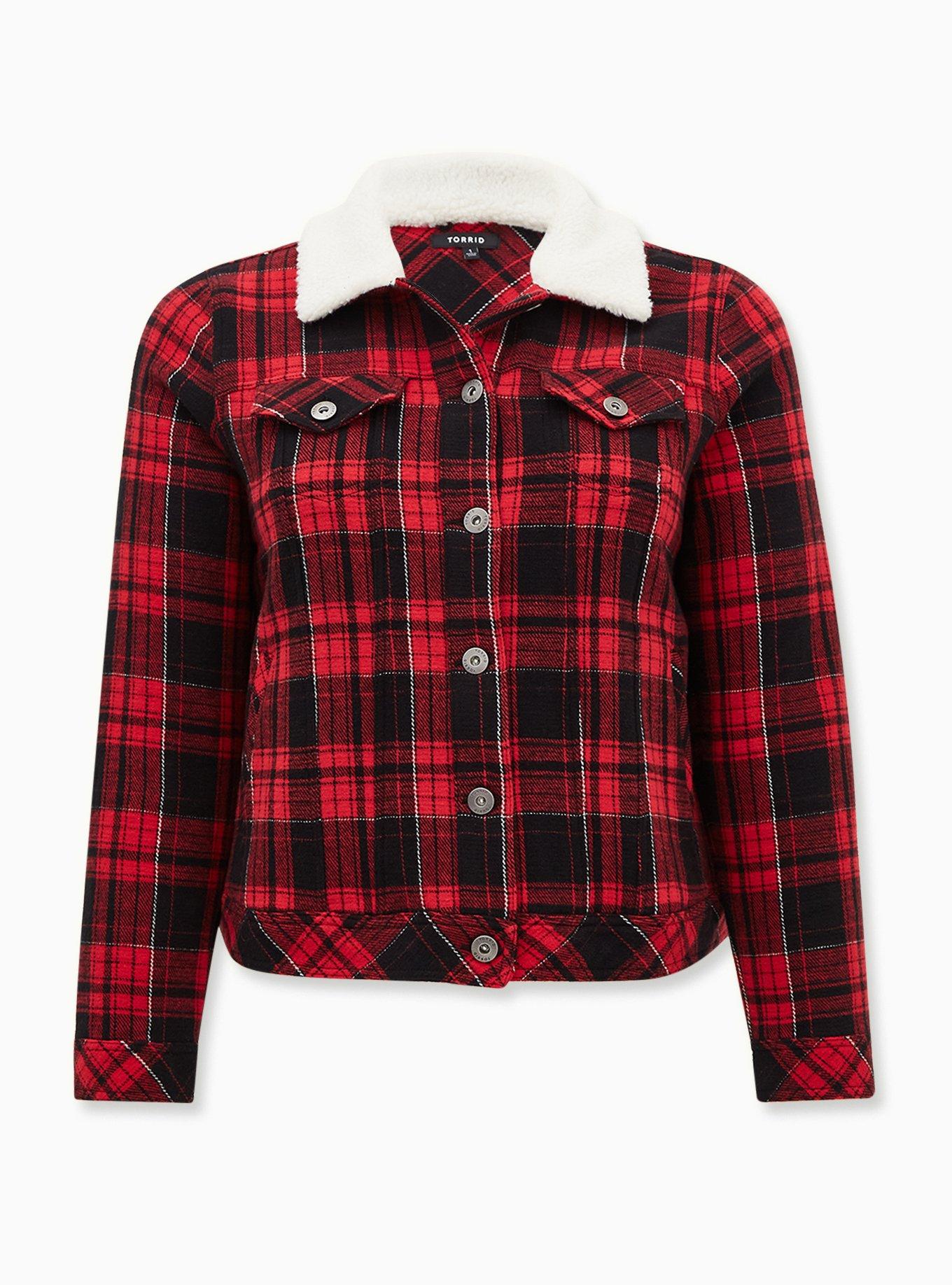 torrid plaid jacket