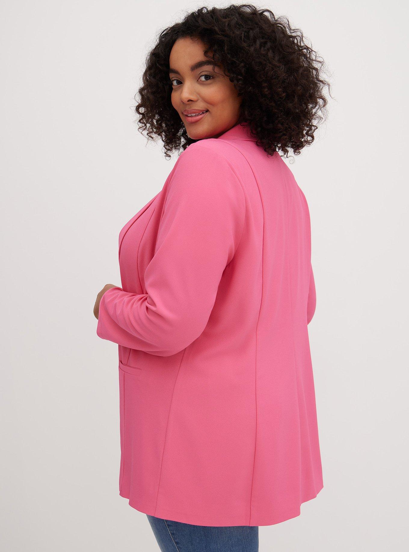 Plus Size - Parker Studio Crepe Blazer - Torrid