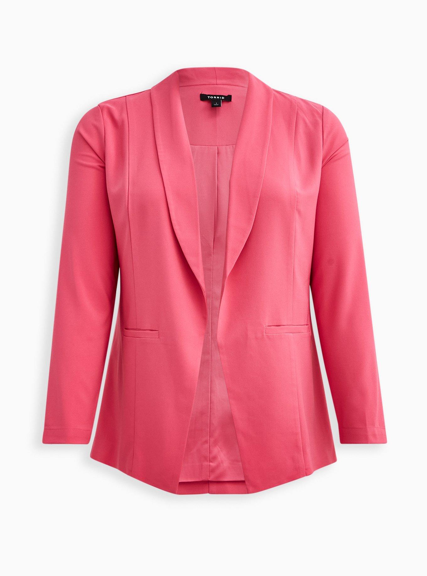 Plus Size - Parker Studio Crepe Blazer - Torrid