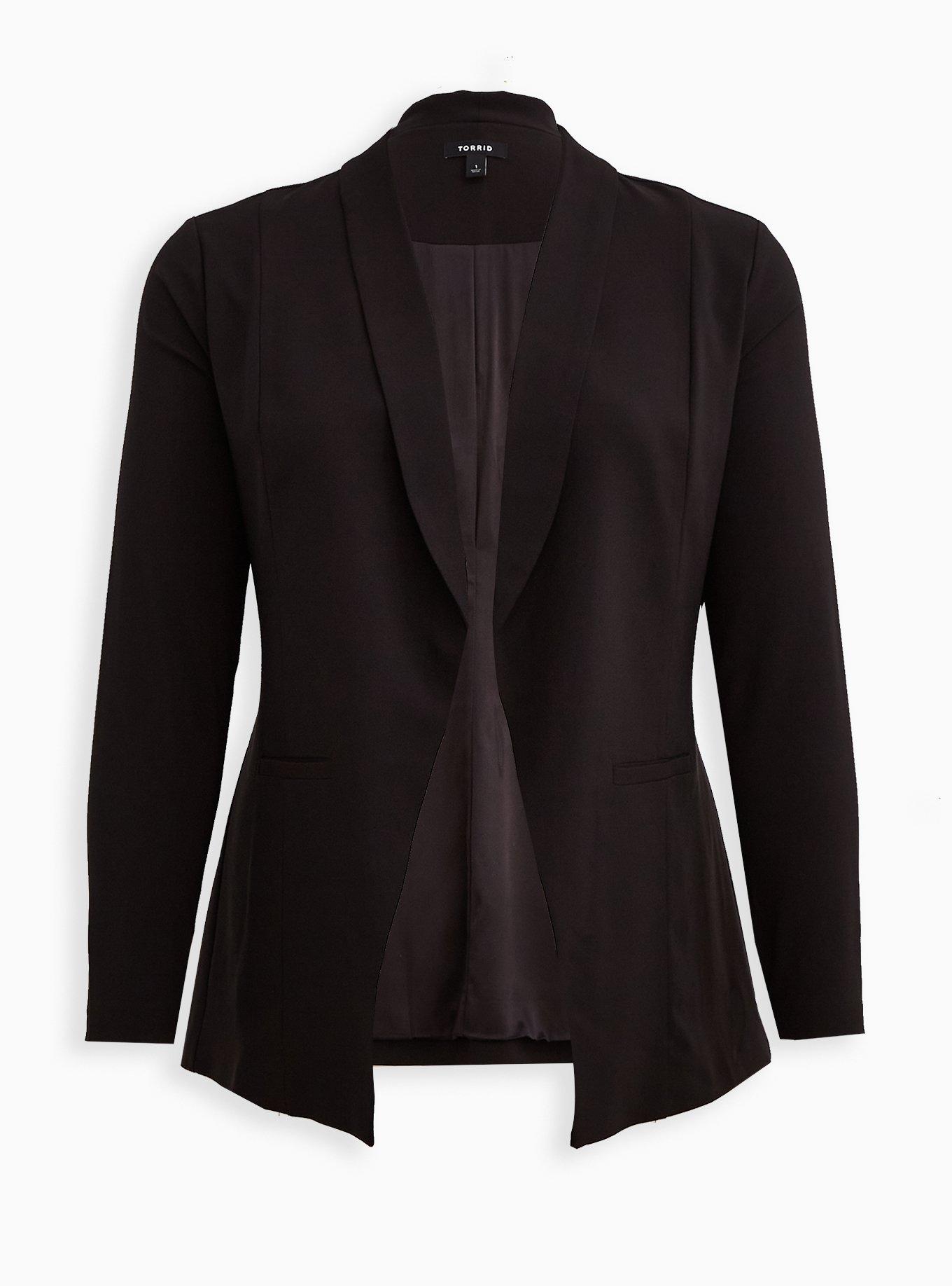 Plus Size - Parker Studio Crepe Blazer - Torrid