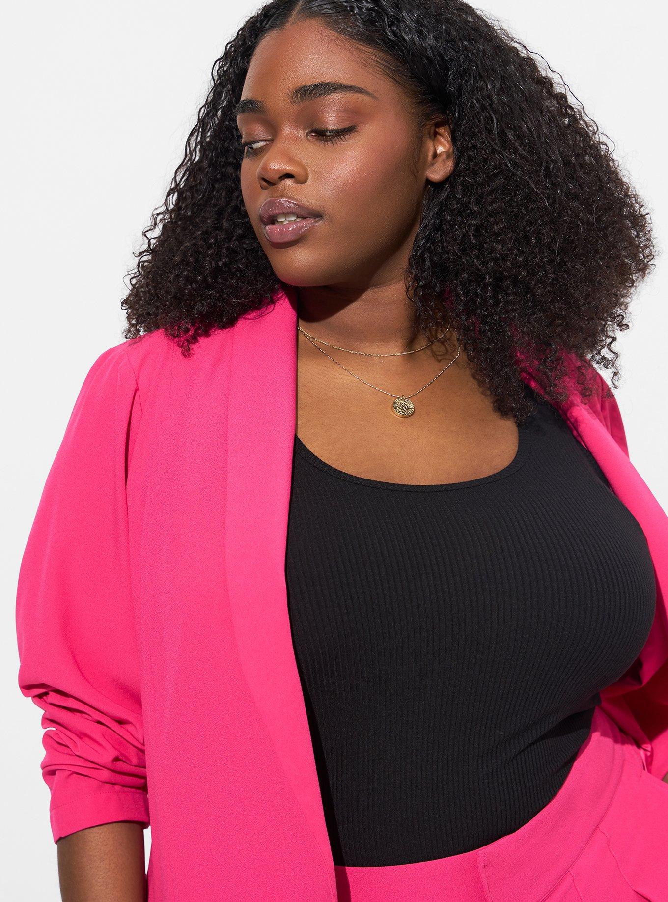 Plus Size - Parker Studio Crepe Blazer - Torrid