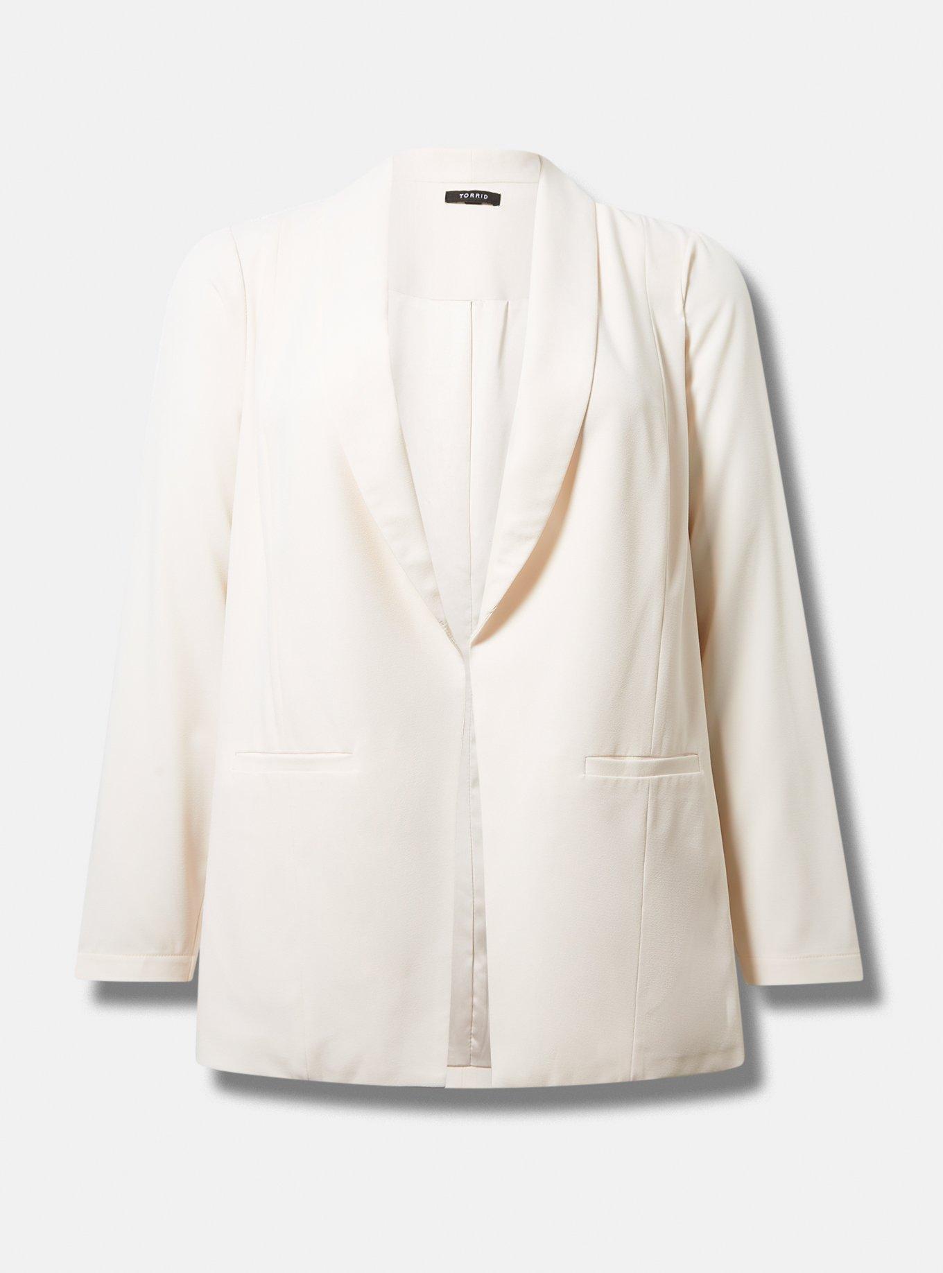 Plus Size - Parker Studio Crepe Blazer - Torrid