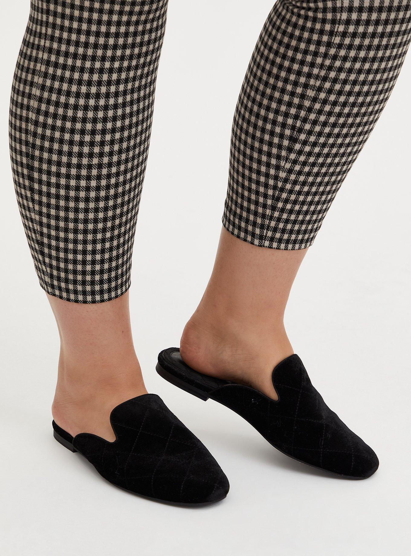 Quilted Velvet Loafer Mule (WW), , hi-res