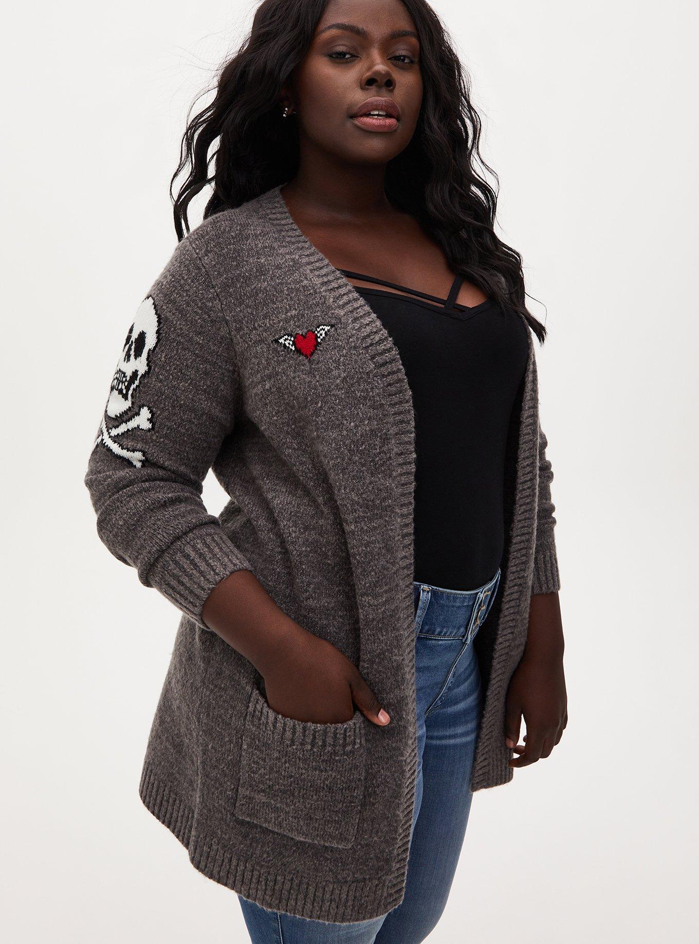 Classic Symbol Cardigan (Grey)