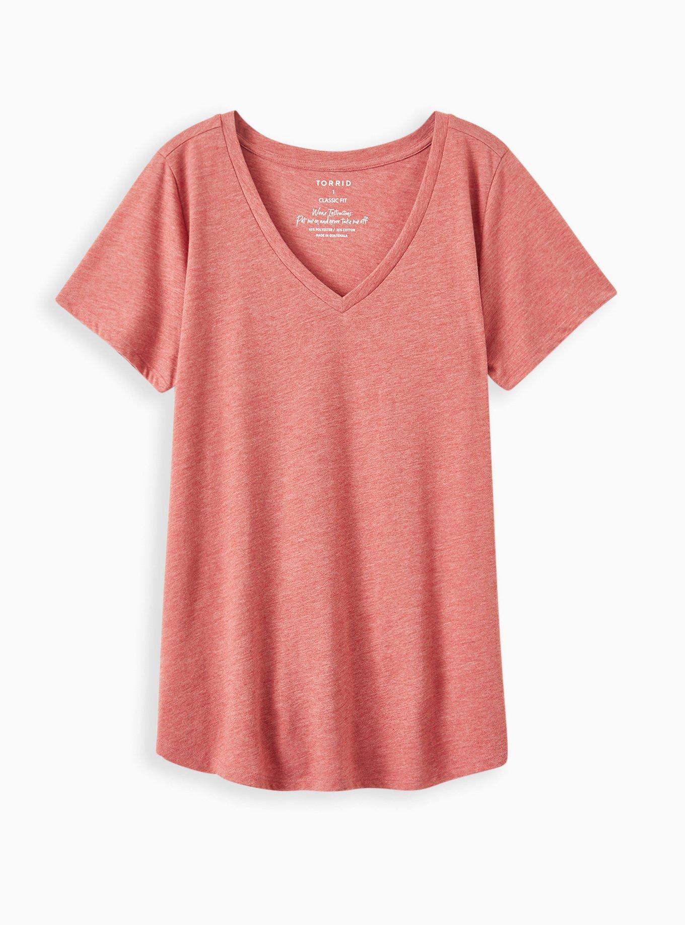 Plus Size - Girlfriend Signature Jersey V-Neck Tee - Torrid