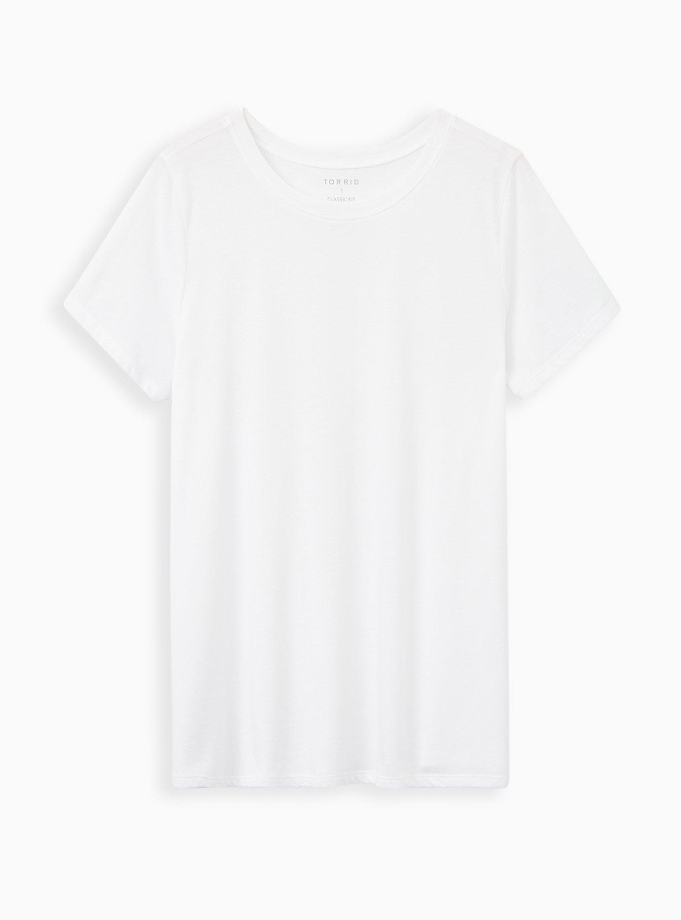 Plus Size Everyday Signature Jersey Crew Neck Tee, BRIGHT WHITE, hi-res