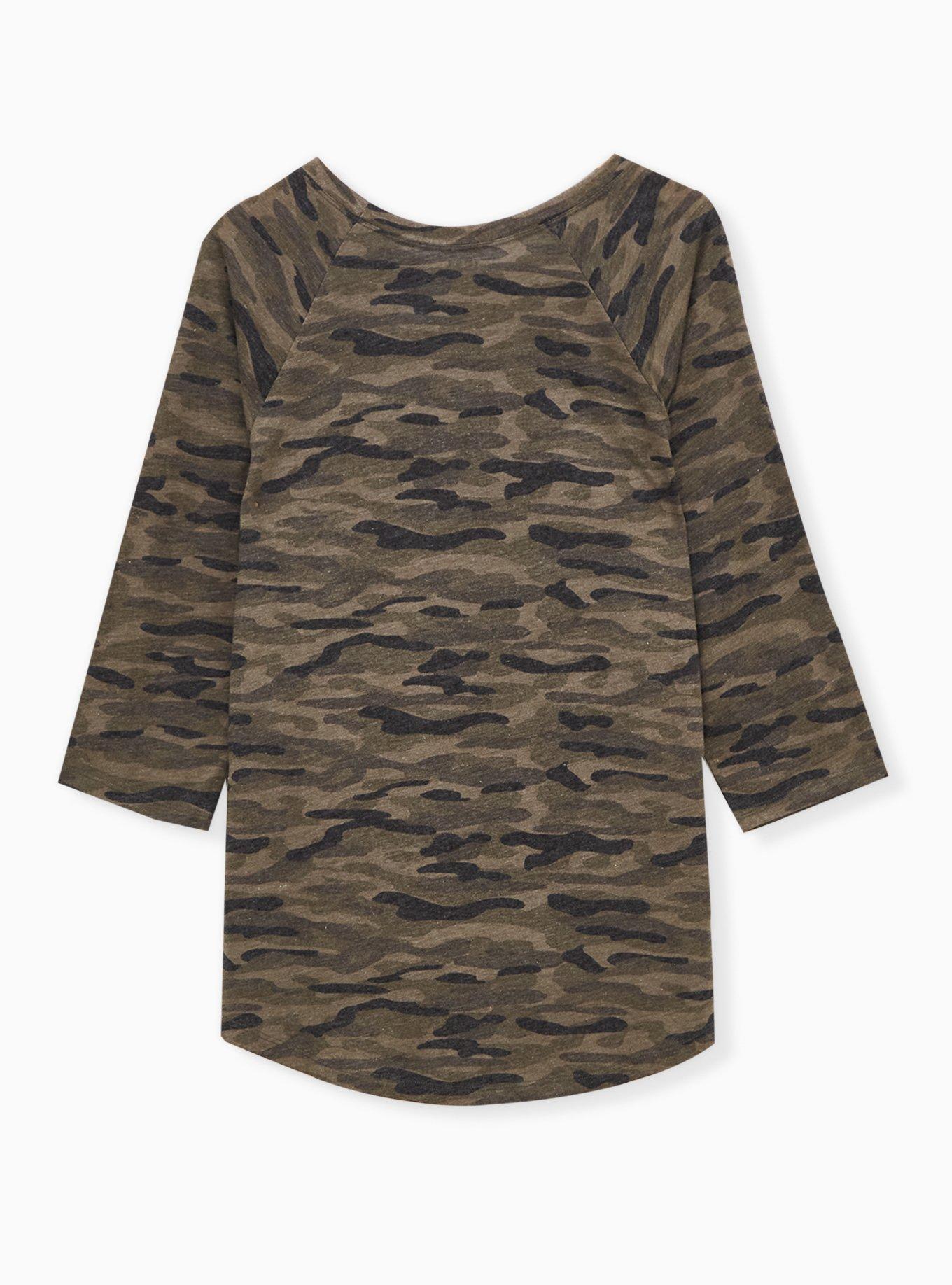 Coffee Obsessed Camo Classic Fit Graphic Tee, CAMO, alternate