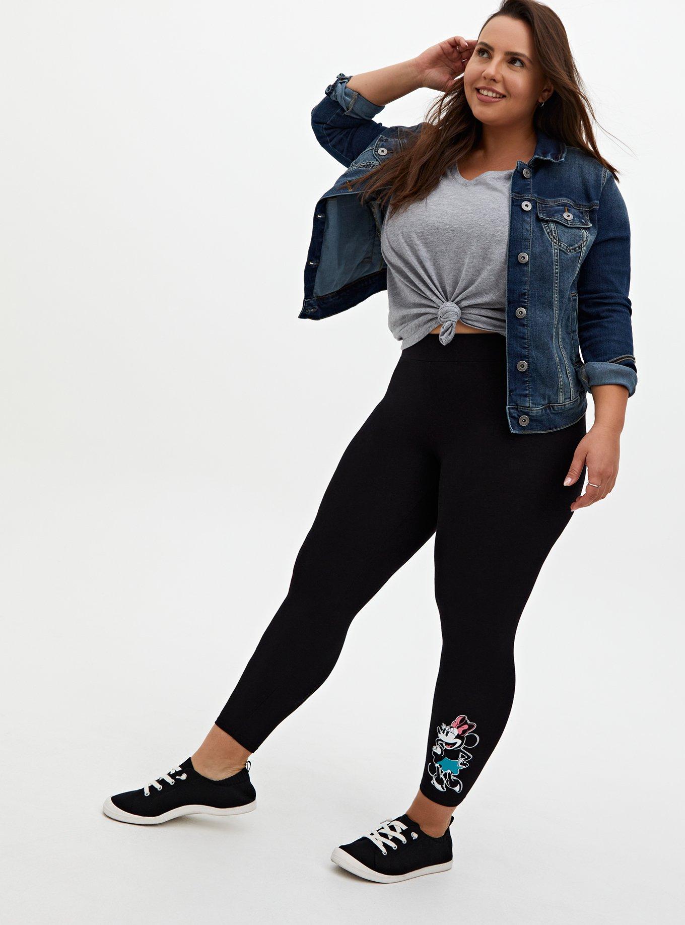 Plus Size - Crop Legging - Disney Mickey & Minnie Mouse - Torrid