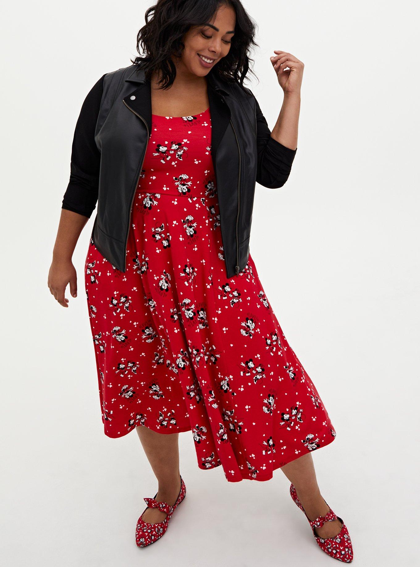 Plus size hotsell mickey mouse dress