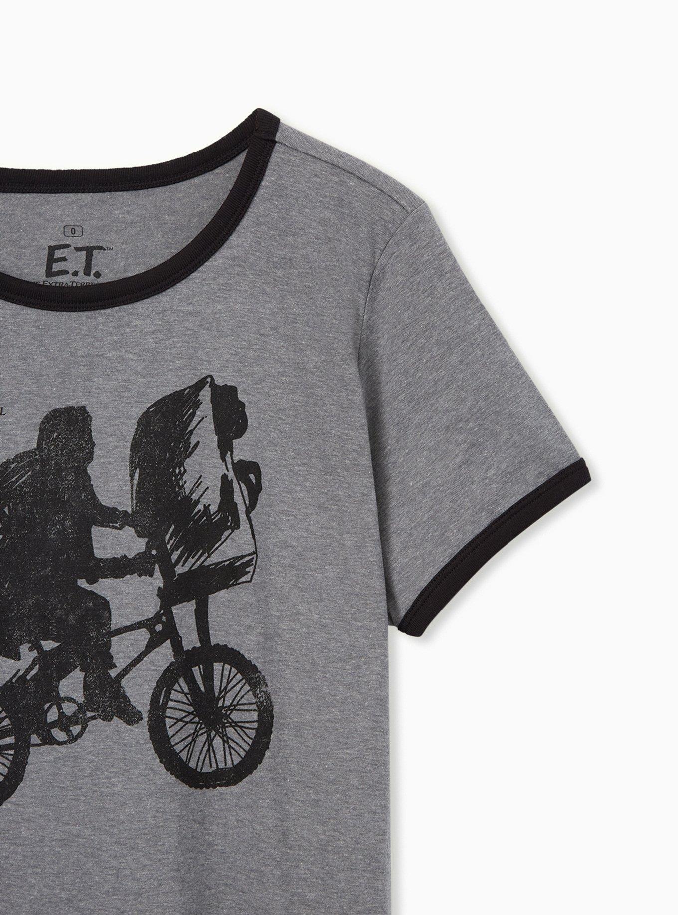 ET Classic Fit Ringer Tee - Heather Grey, MEDIUM HEATHER GREY, alternate