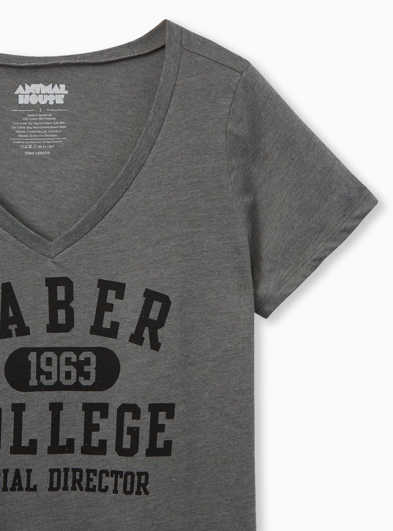 Plus Size National Lampoon's Animal House Classic Fit V-Neck Tee - Heather Grey, MEDIUM HEATHER GREY, alternate