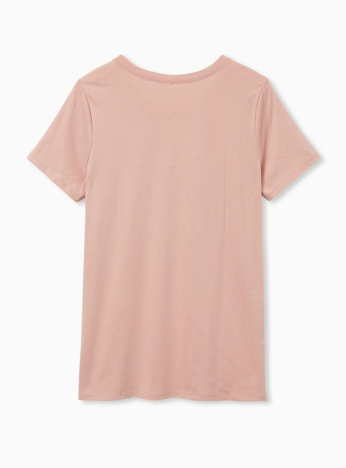 Princess Peach Classic Fit Crew Tee - Blush Pink , PINK, alternate