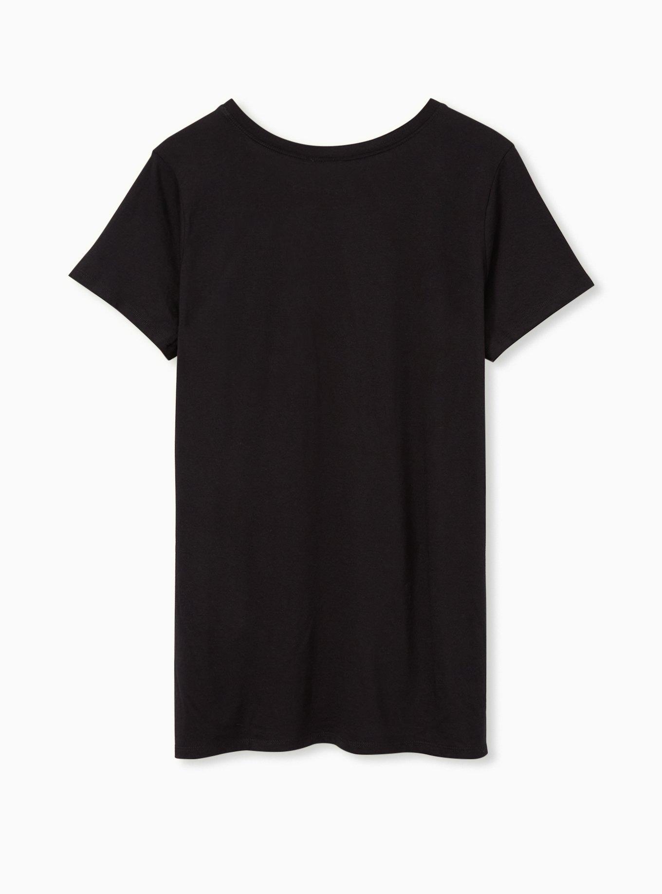 Plus Size The Office Battlestar Galactica Slim Fit Graphic Tee - Black, DEEP BLACK, alternate