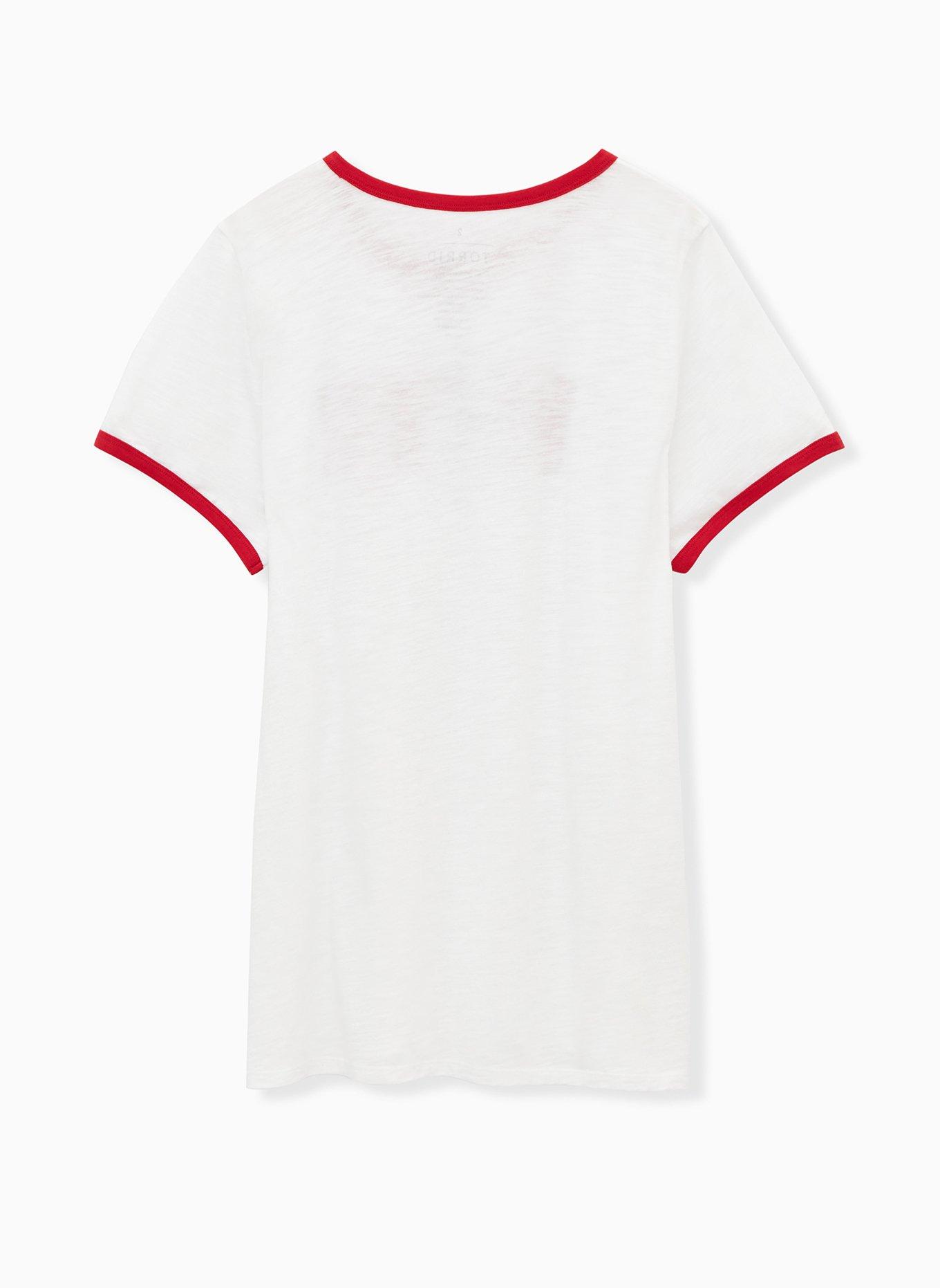 Vote Classic Fit Ringer Tee - White, BRIGHT WHITE, alternate