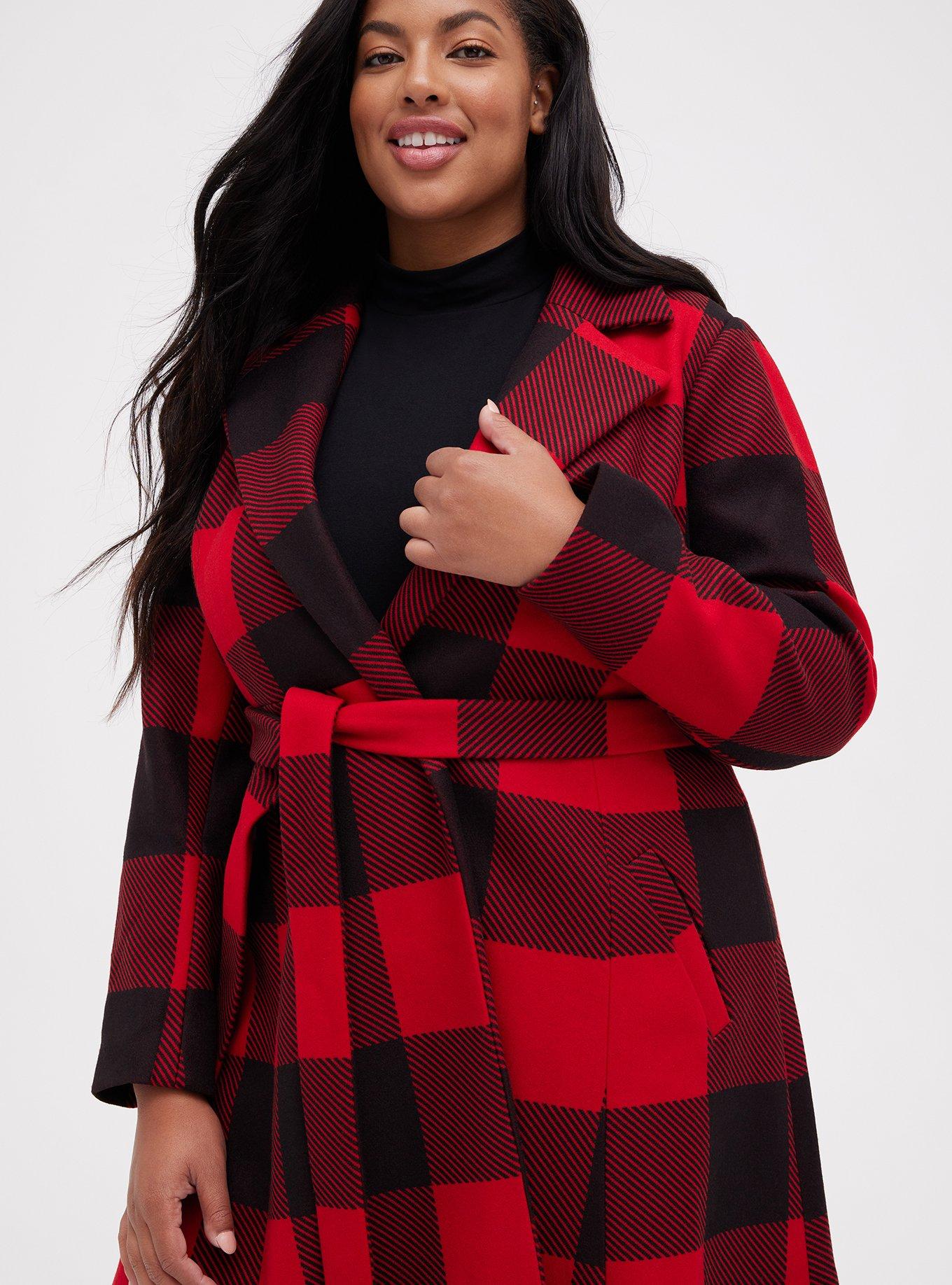 Torrid fit and flare hot sale coat