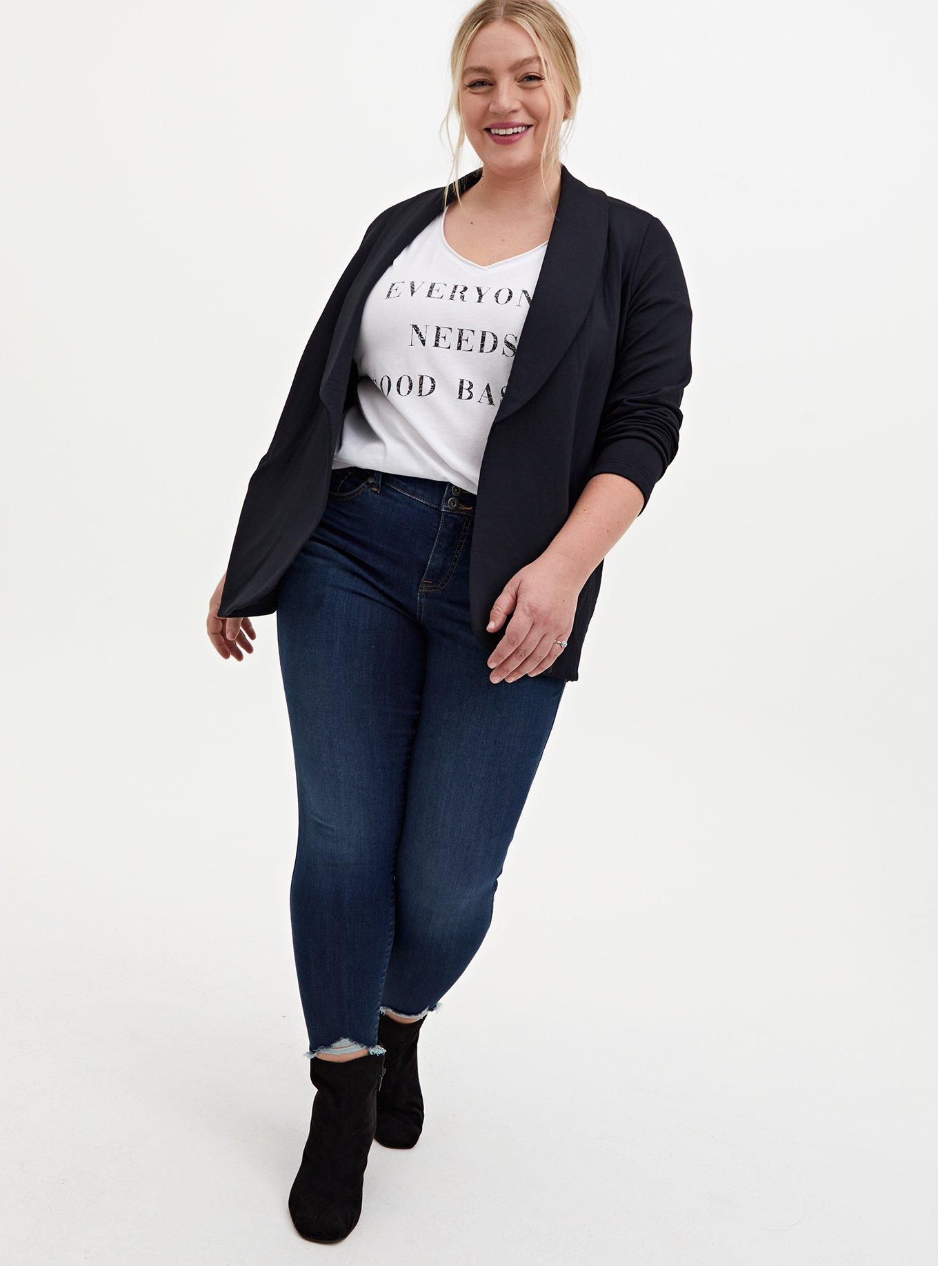 Classic Fit V-Neck Tee - Good Basics White, BRIGHT WHITE, alternate