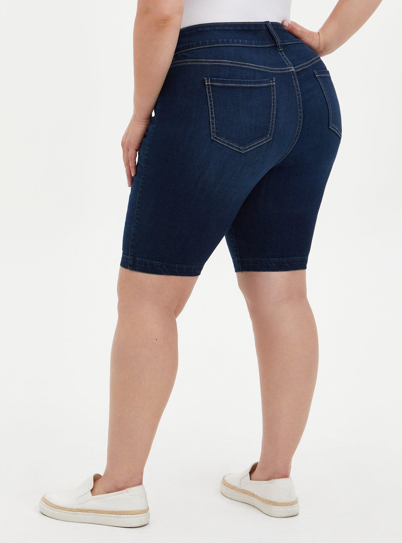 Plus size sales jegging bermuda shorts