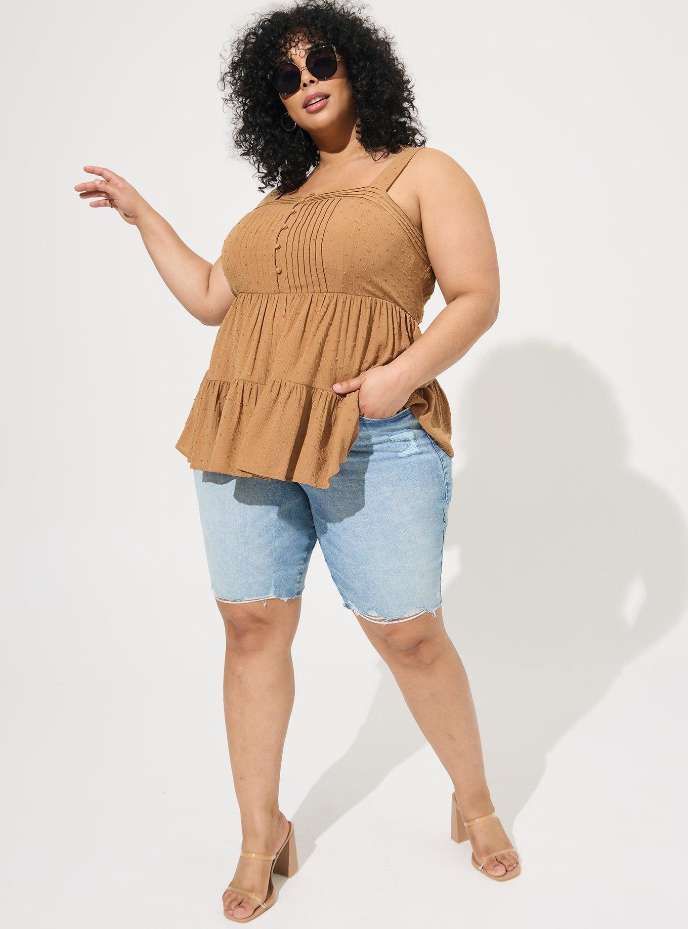 Plus Size - Bermuda Jegging Super Soft High-Rise Short - Torrid