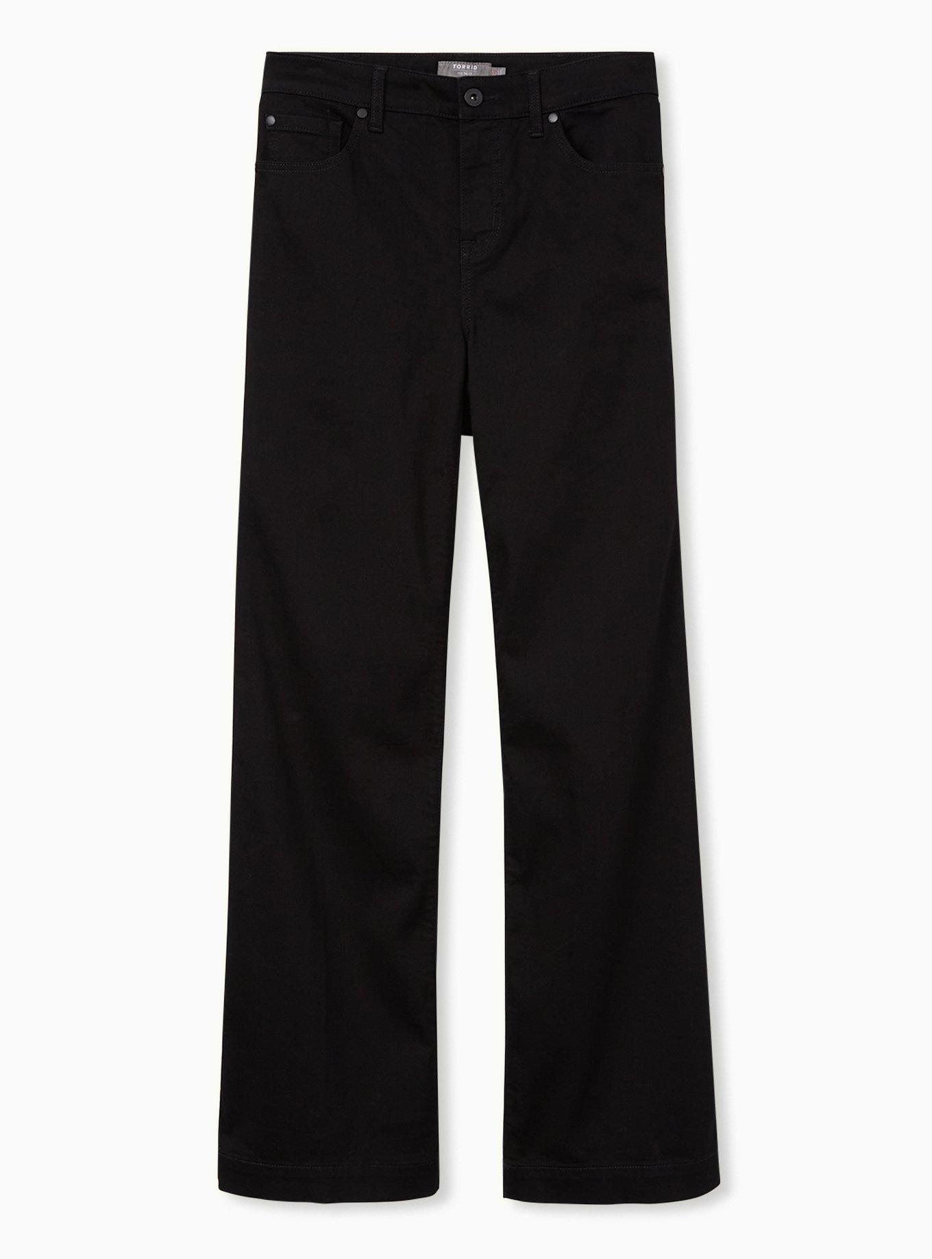High Rise Wide Leg Jean - Super Soft Black, , hi-res