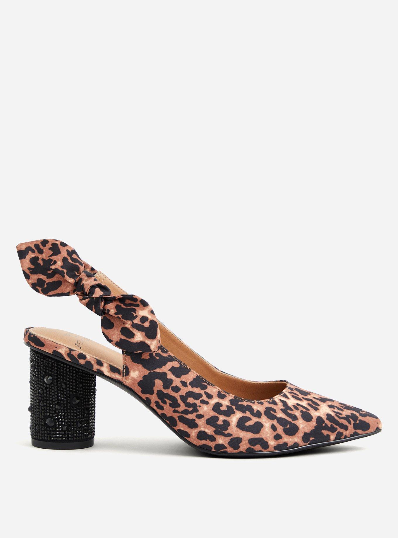 Betsey johnson leopard fashion heels