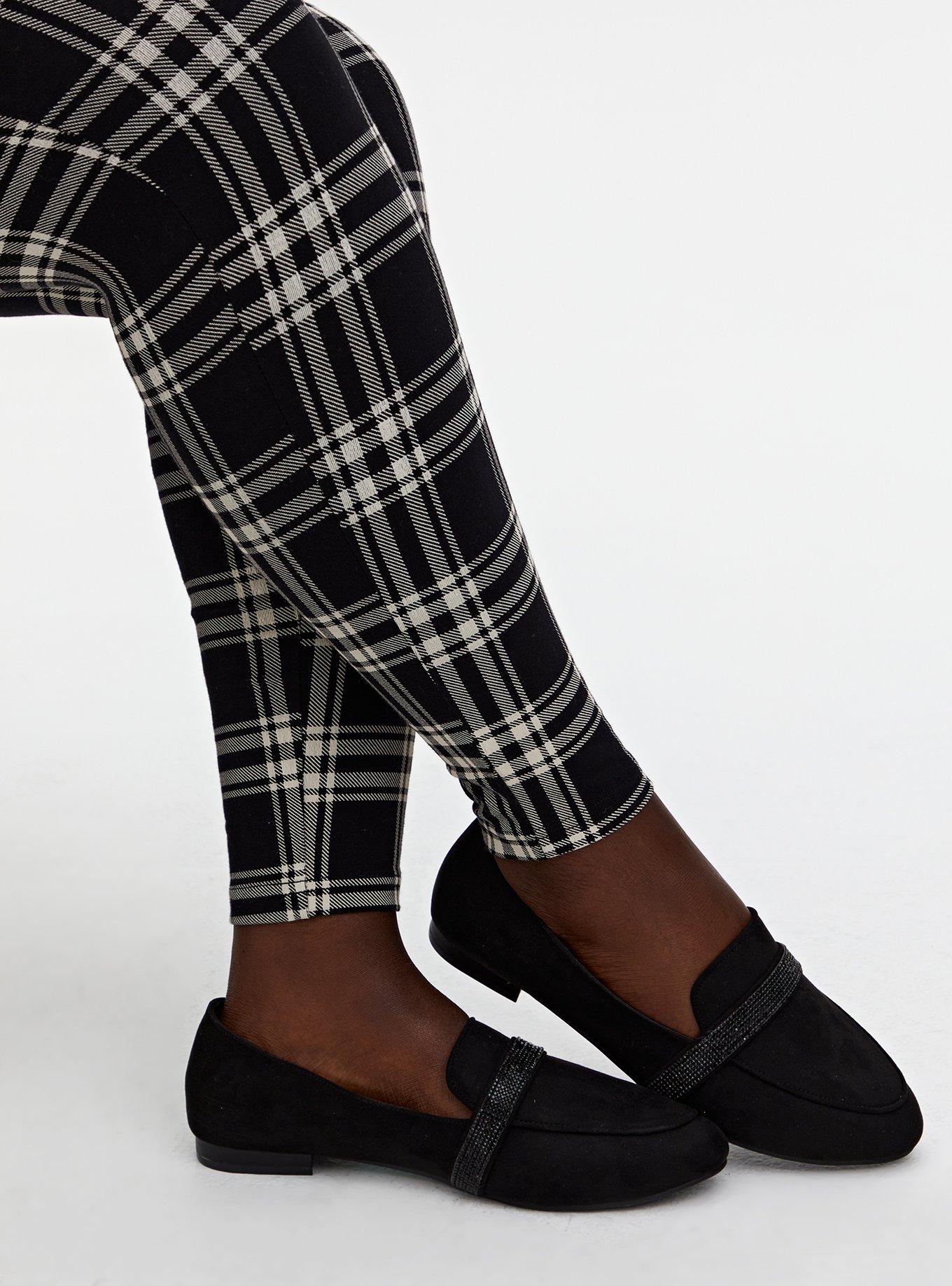 Plus Size Embellished Band Loafer (WW), BLACK, alternate