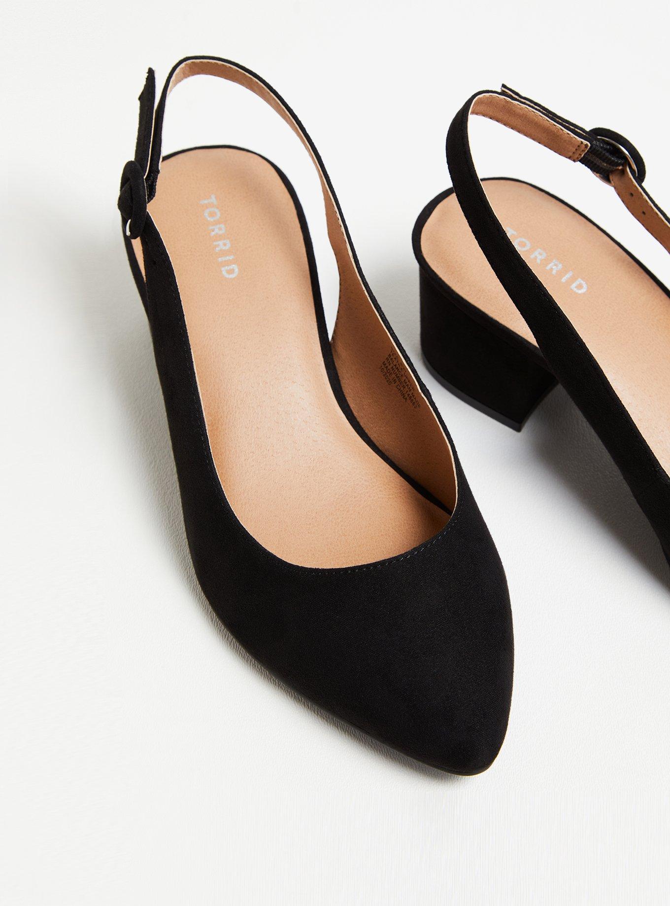 Plus Size Pointed Toe Slingback Pump WW Torrid