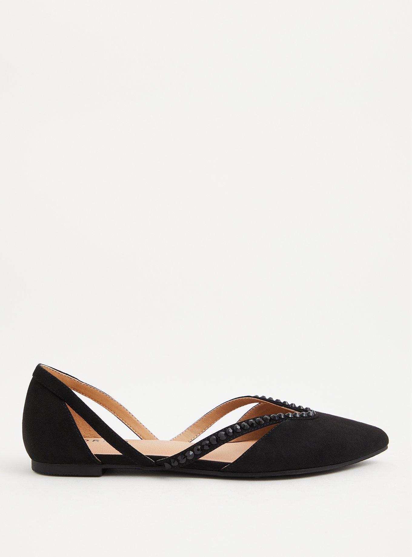 Rhinestone Pointed Flat (WW), BLACK, alternate