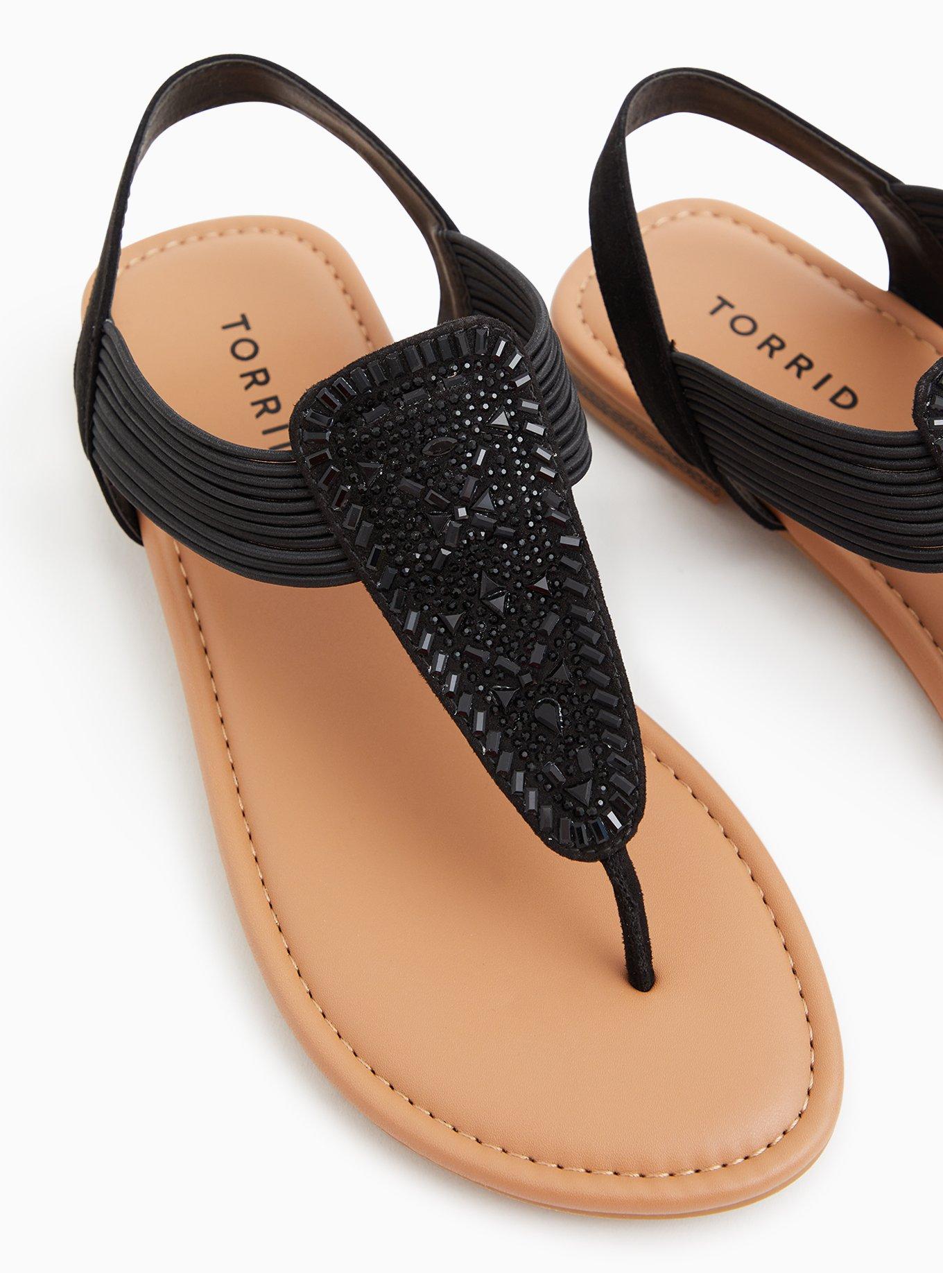 Torrid black sandals new arrivals