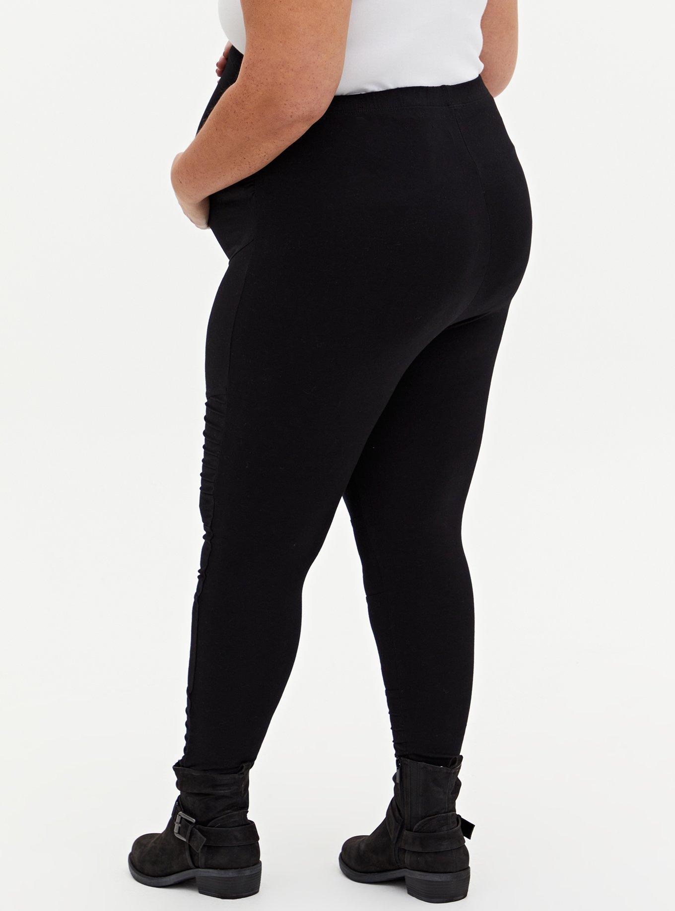 Plus Size - Maternity Legging - Moto Black - Torrid