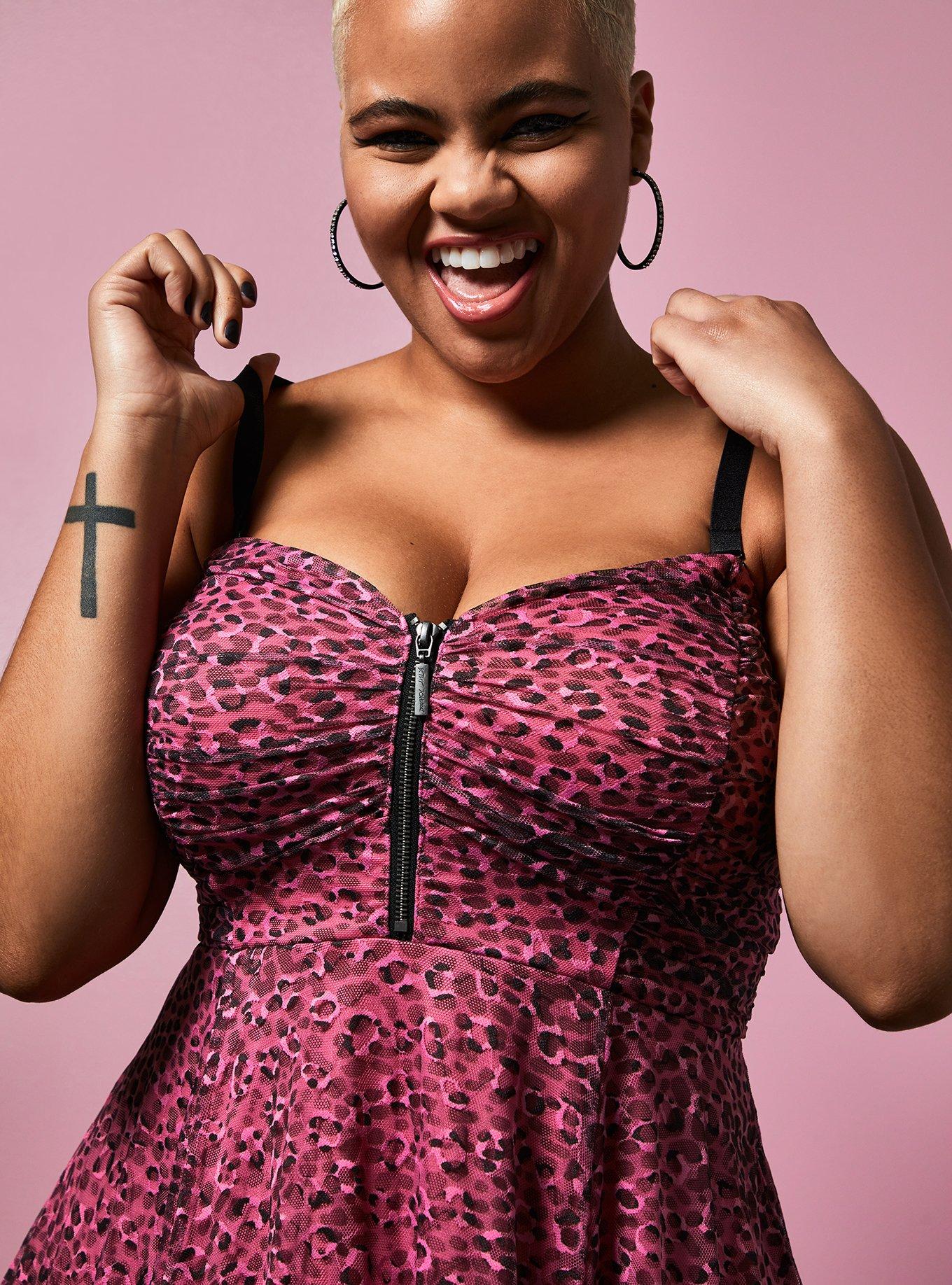 Torrid pink dress sale