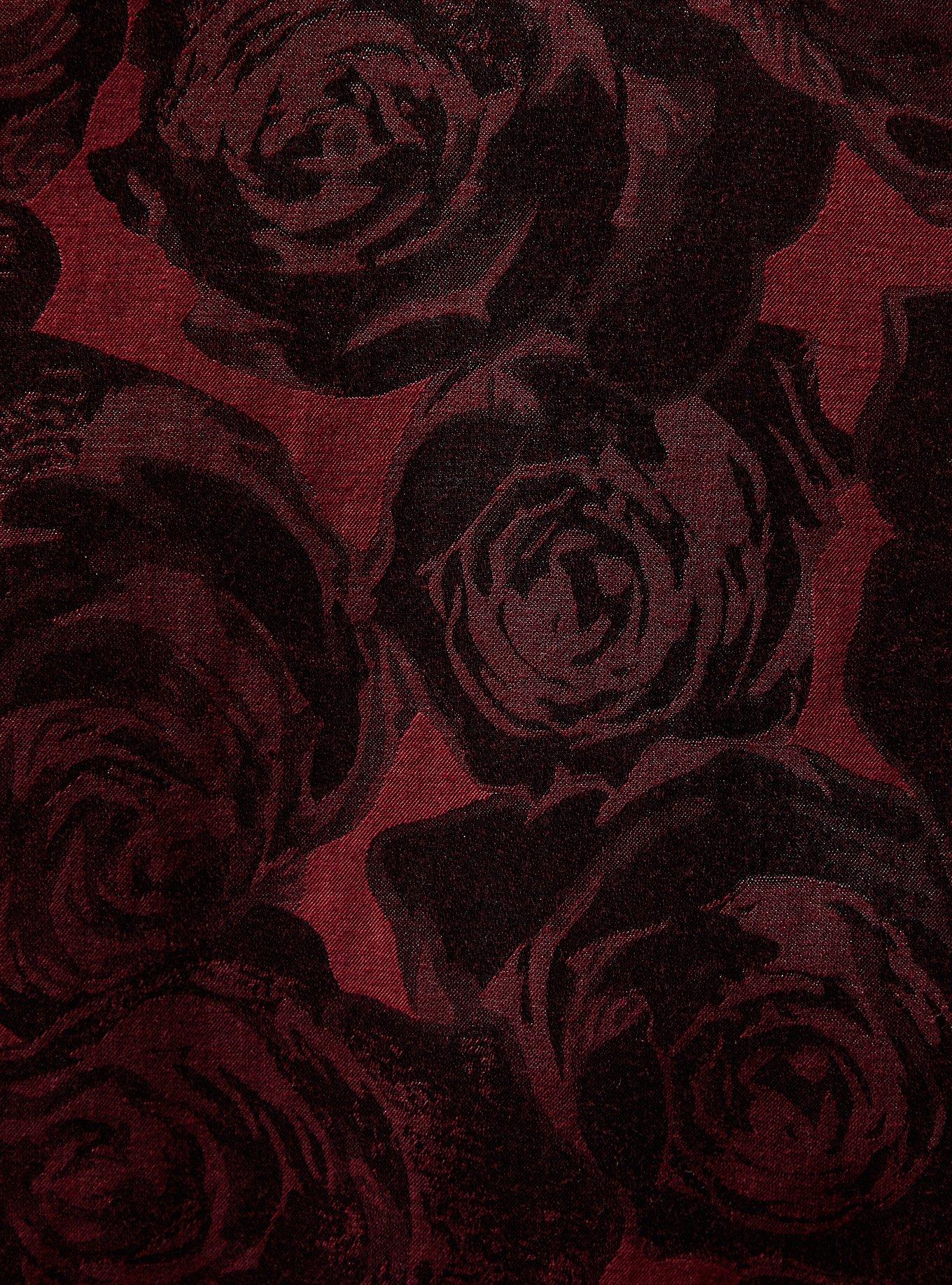 Plus Size Betsey Johnson Floral Jacquard Babydoll Dress, FLORAL PINK, alternate