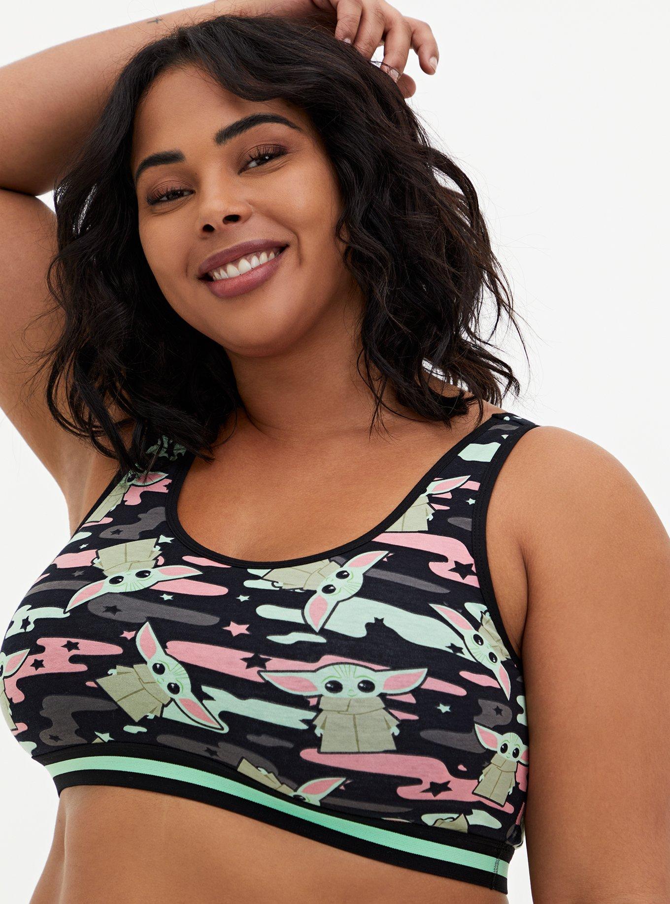 Plus Size - Star Wars The Mandalorian The Child Camo Scoop Neck