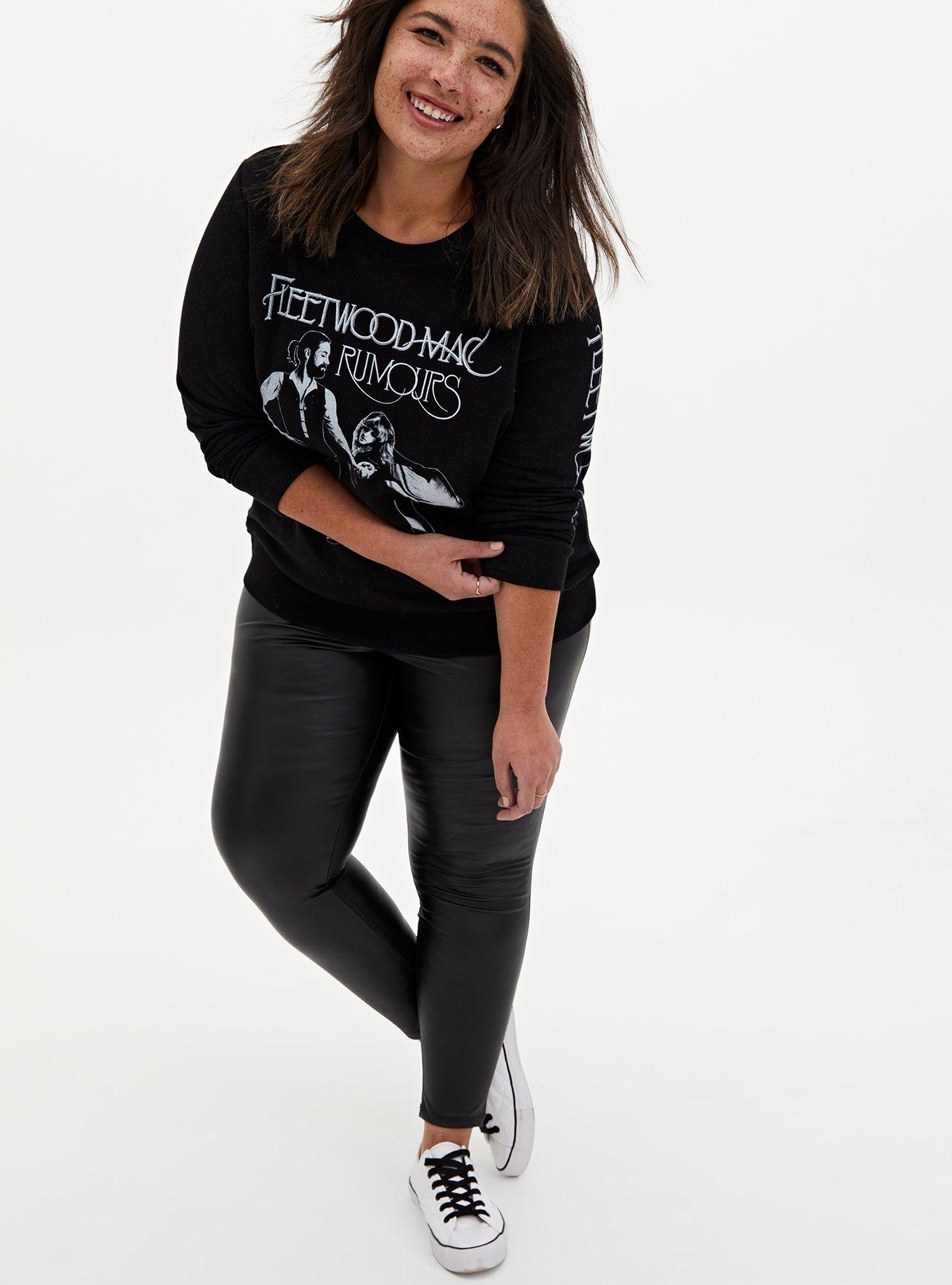 Fleetwood Mac Rumours Black Fleece Sweatshirt , DEEP BLACK, alternate