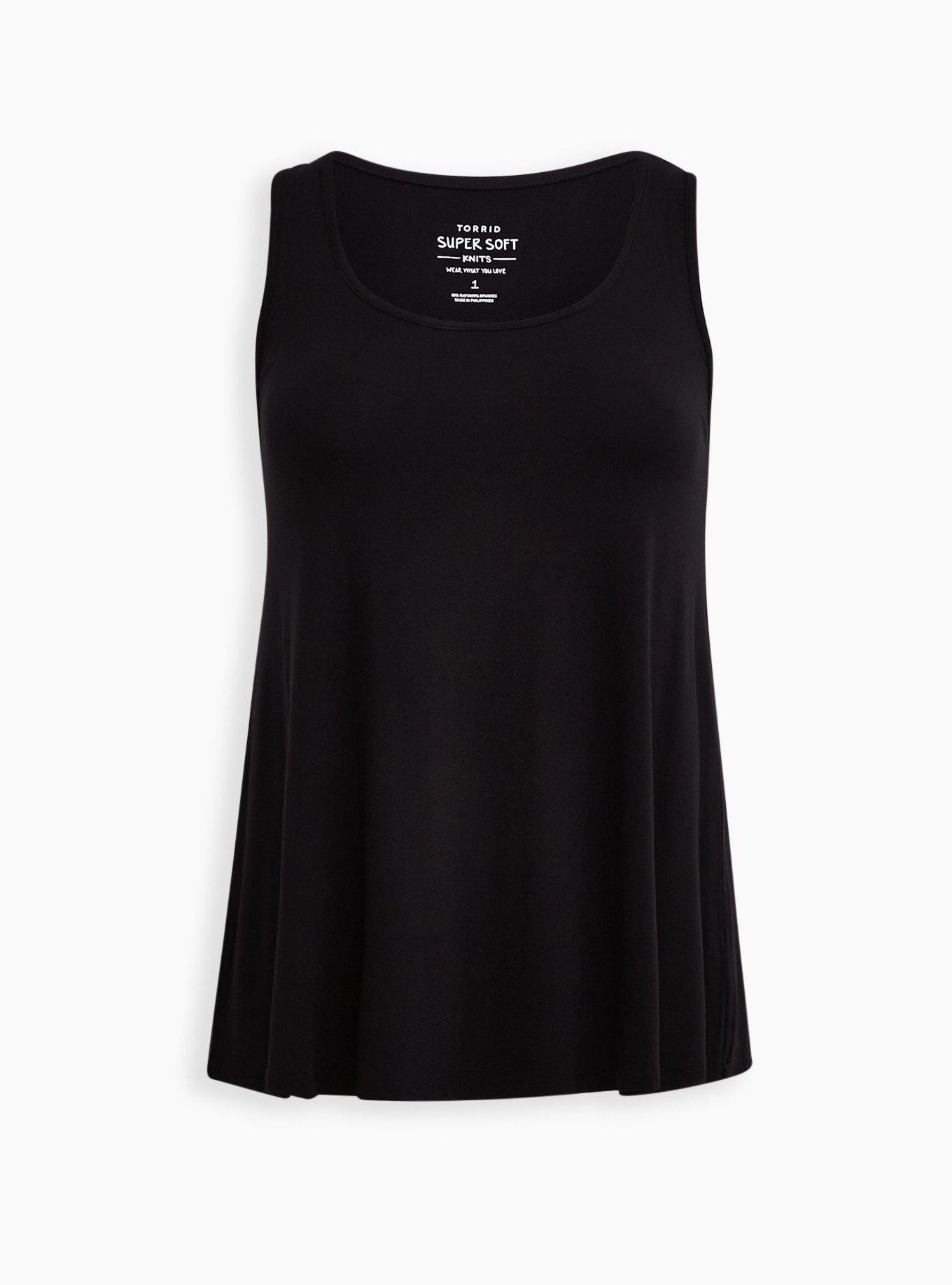 Super Soft V-Neck Swing Tank, , hi-res