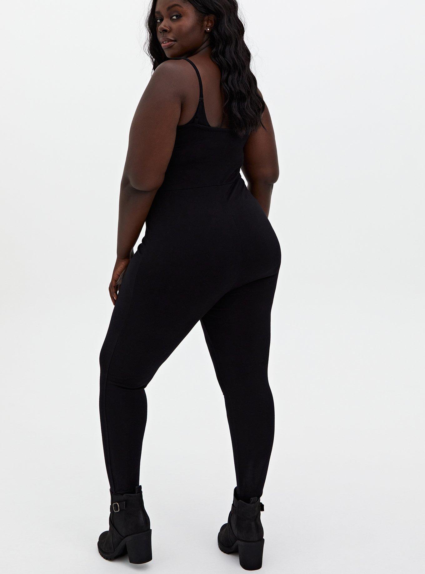 Full-Length Heart Catsuit, BLACK, alternate