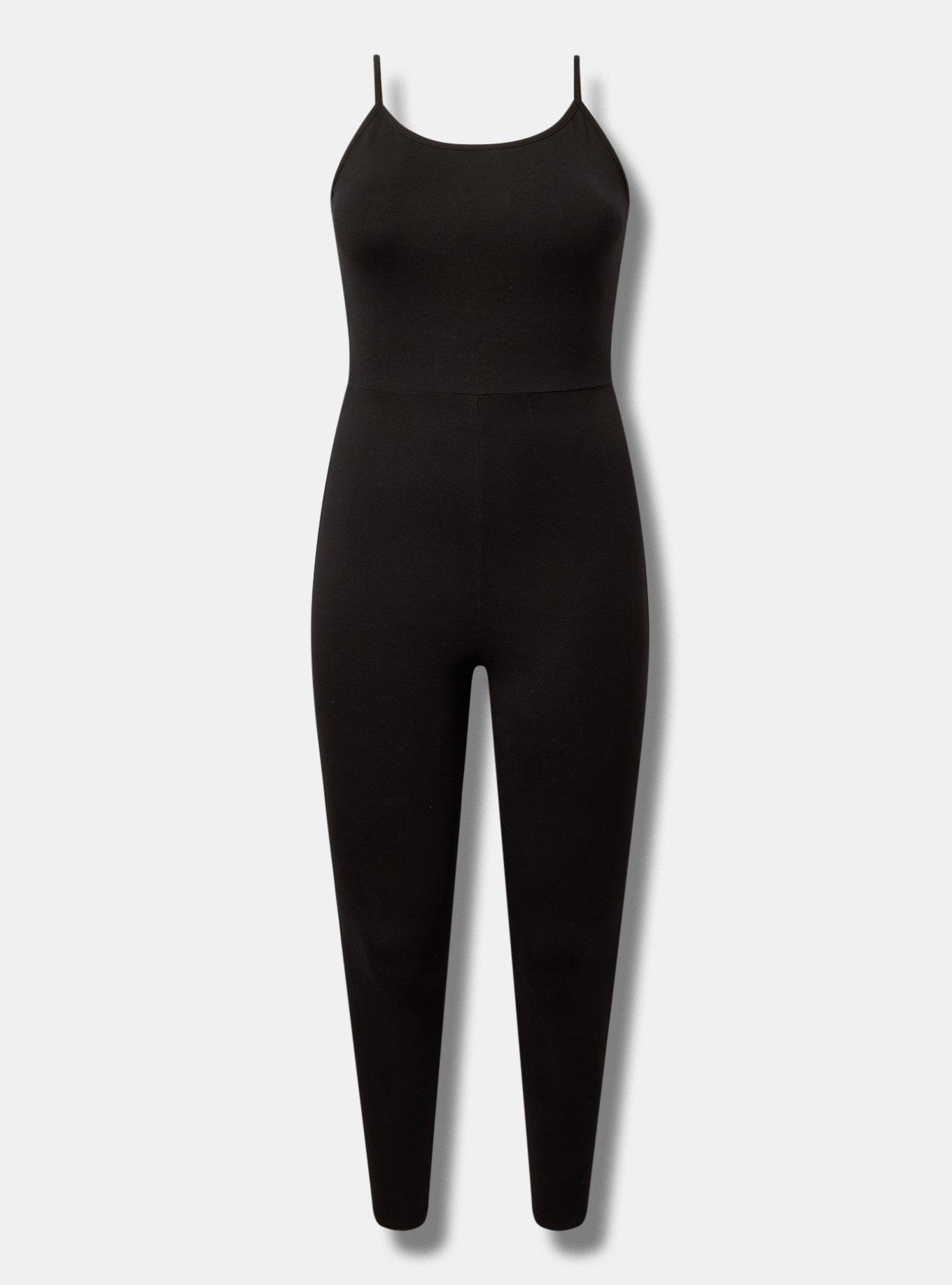 Plus Size - Premium Long Sleeve Catsuit - Black - Torrid