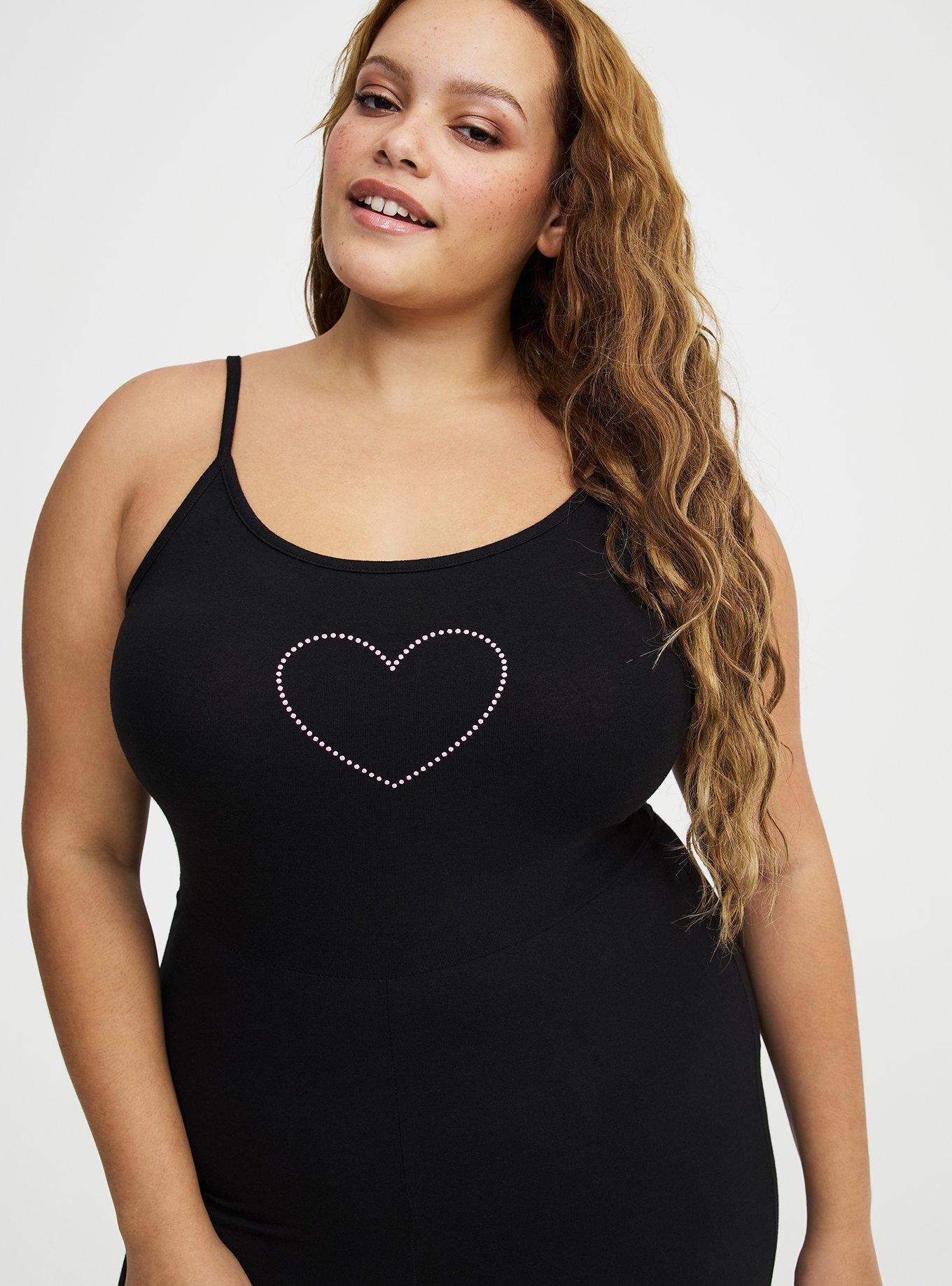 Full-Length Heart Catsuit, DEW DROP HEART, alternate